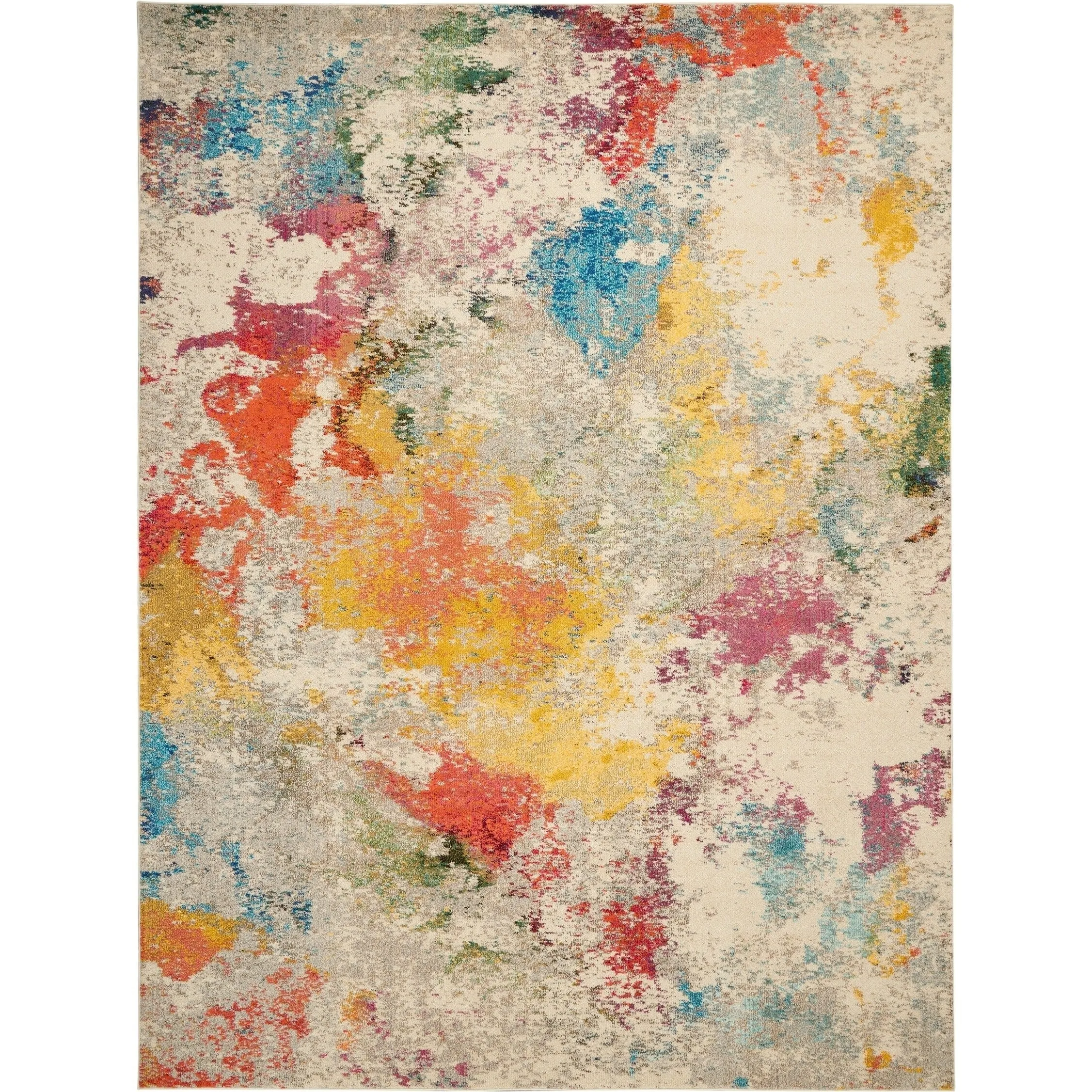 Nourison Celestial Modern Abstract Multicolor Area Rug