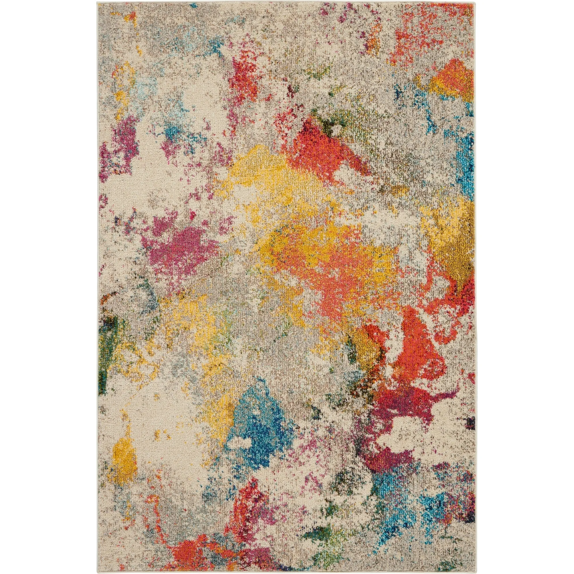 Nourison Celestial Modern Abstract Multicolor Area Rug