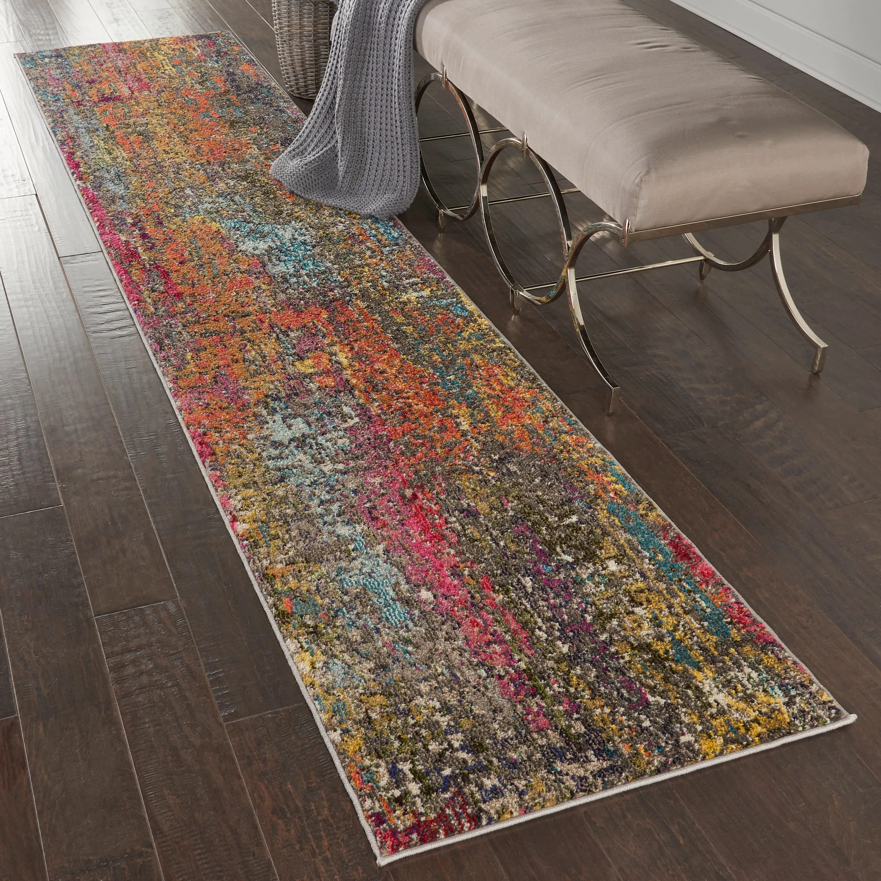 Nourison Celestial Modern Abstract Multicolor Area Rug