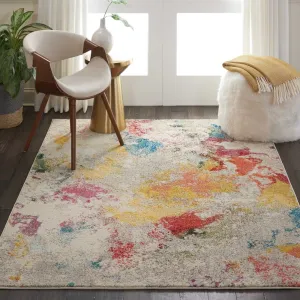 Nourison Celestial Modern Abstract Multicolor Area Rug