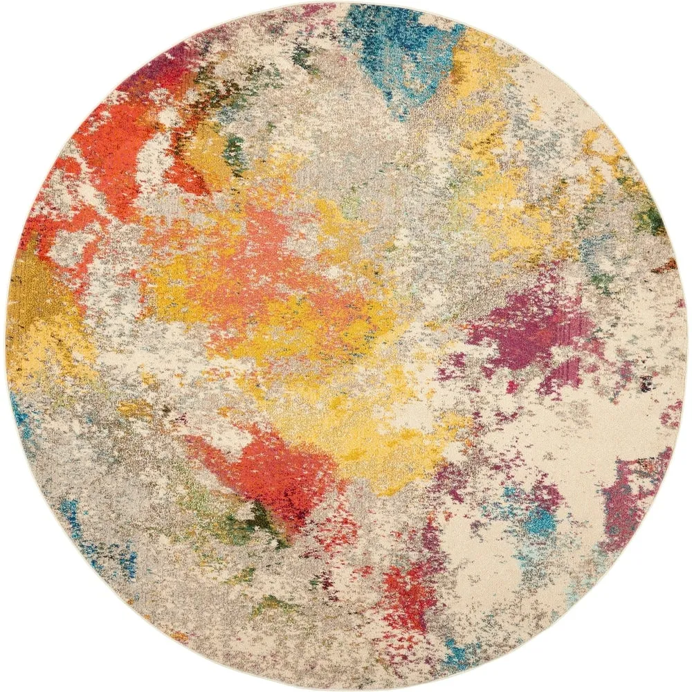 Nourison Celestial Modern Abstract Multicolor Area Rug
