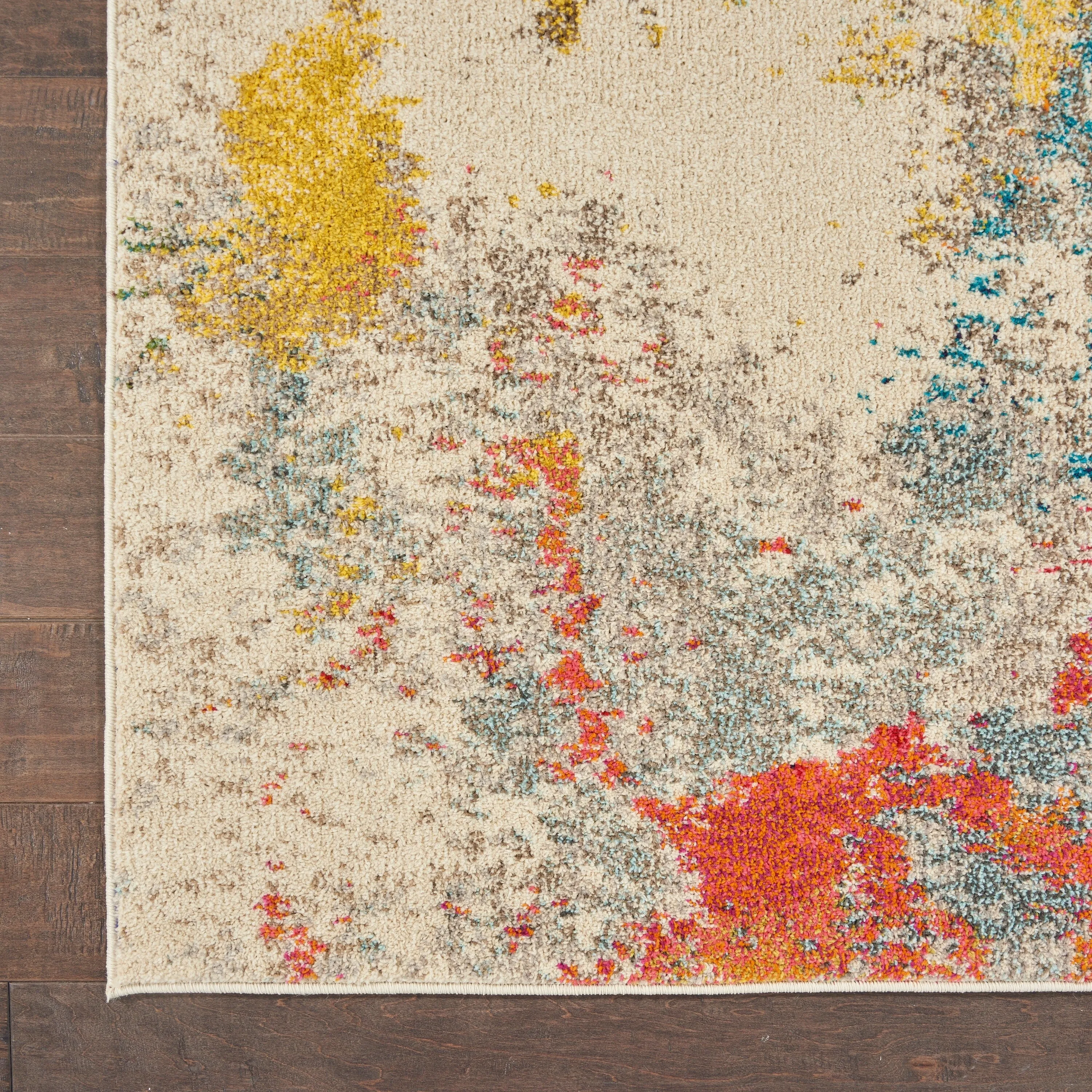 Nourison Celestial Modern Abstract Multicolor Area Rug