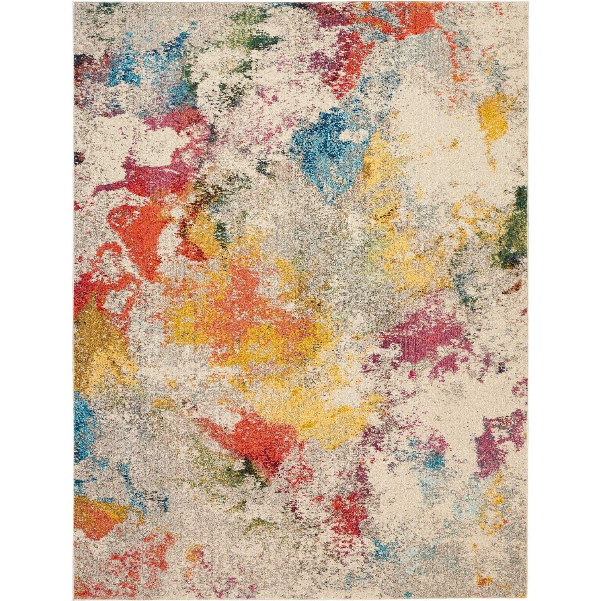 Nourison Celestial Modern Abstract Multicolor Area Rug