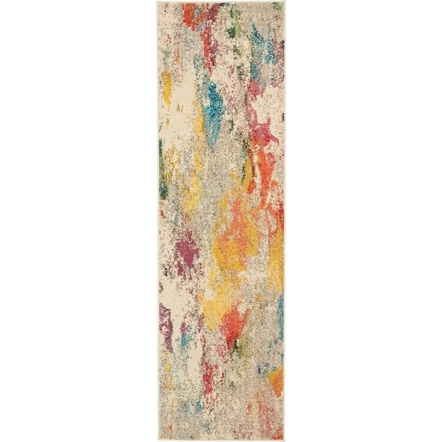 Nourison Celestial Modern Abstract Multicolor Area Rug