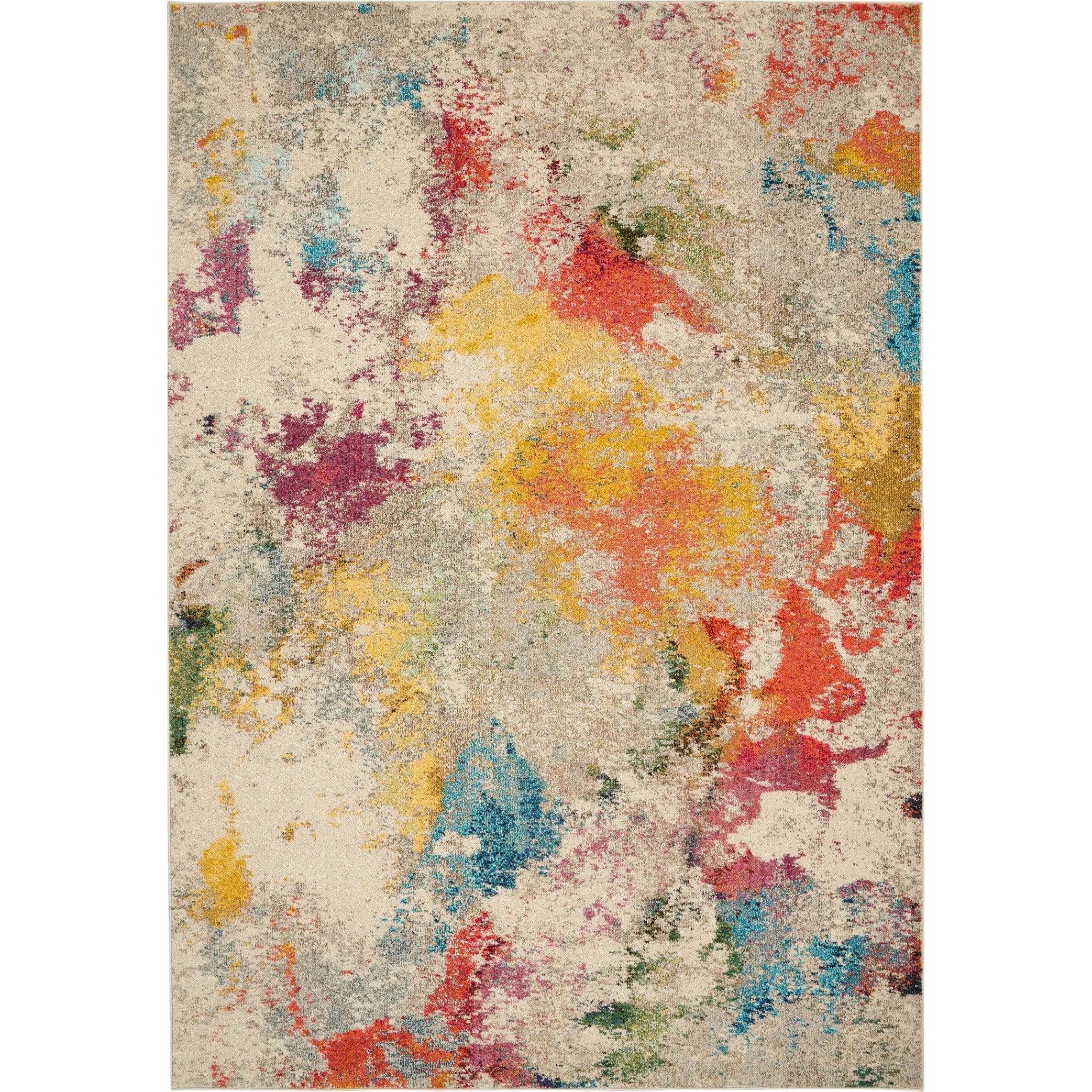 Nourison Celestial Modern Abstract Multicolor Area Rug