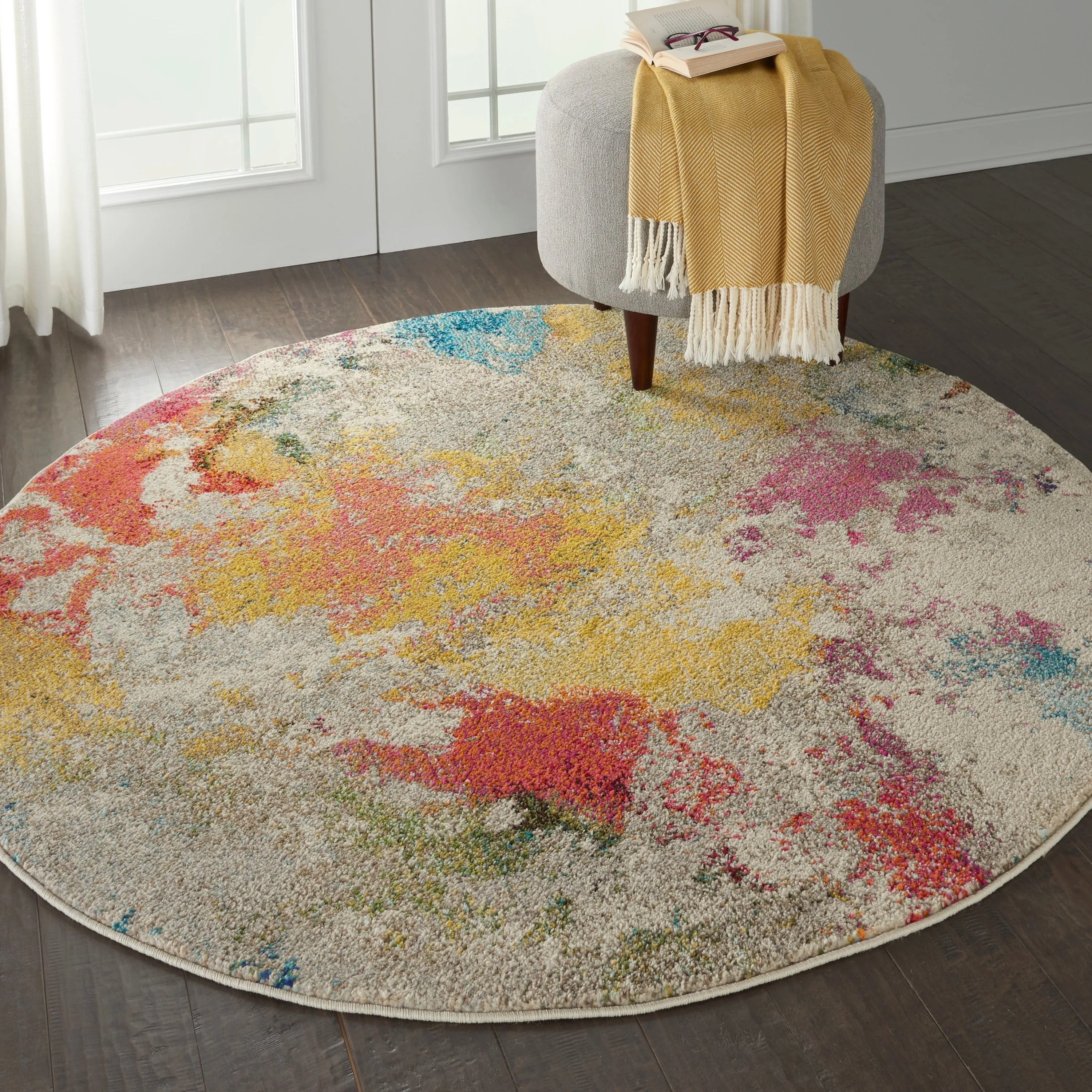 Nourison Celestial Modern Abstract Multicolor Area Rug