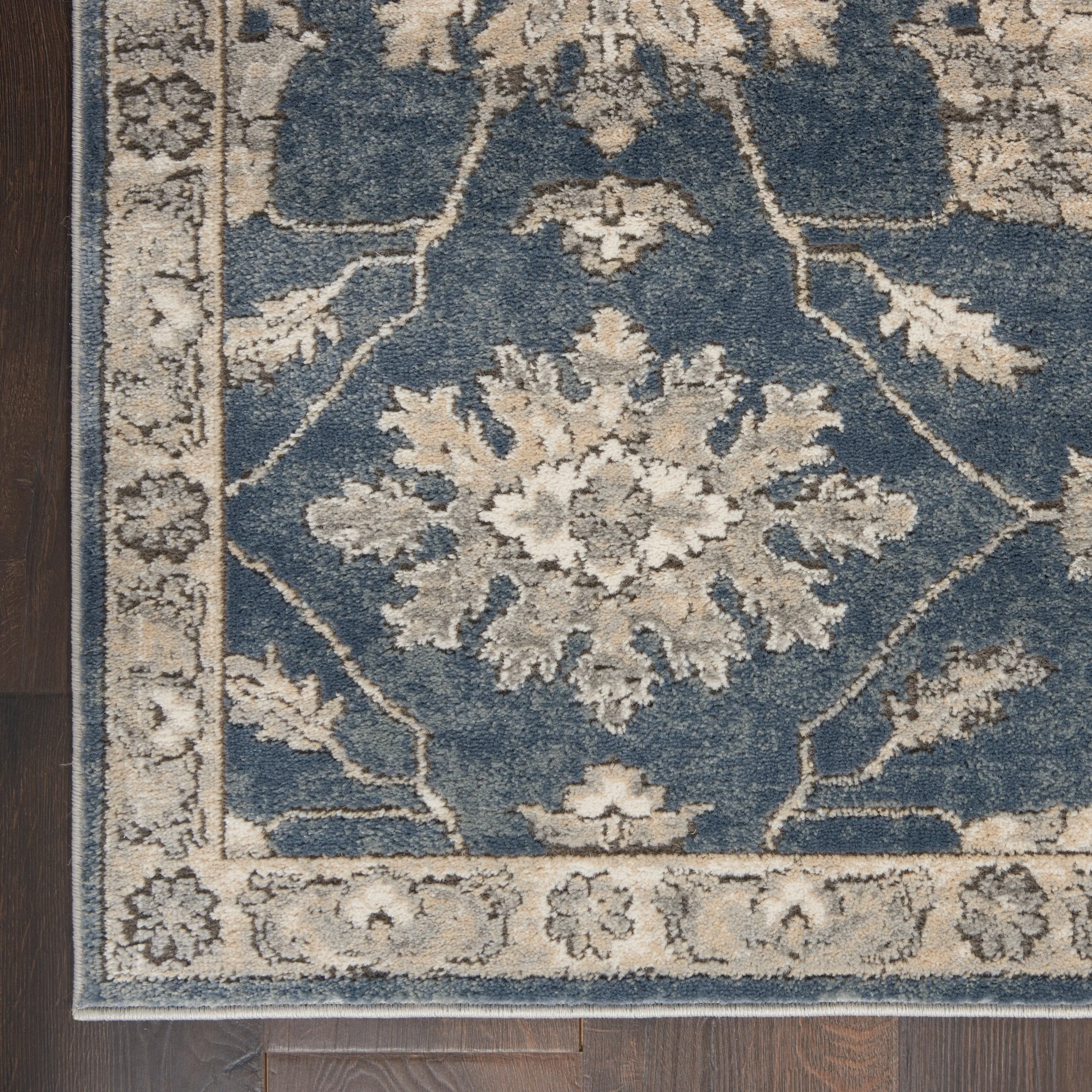 Nourison Concerto Classic Persian Medallion Blue Beige Area Rug