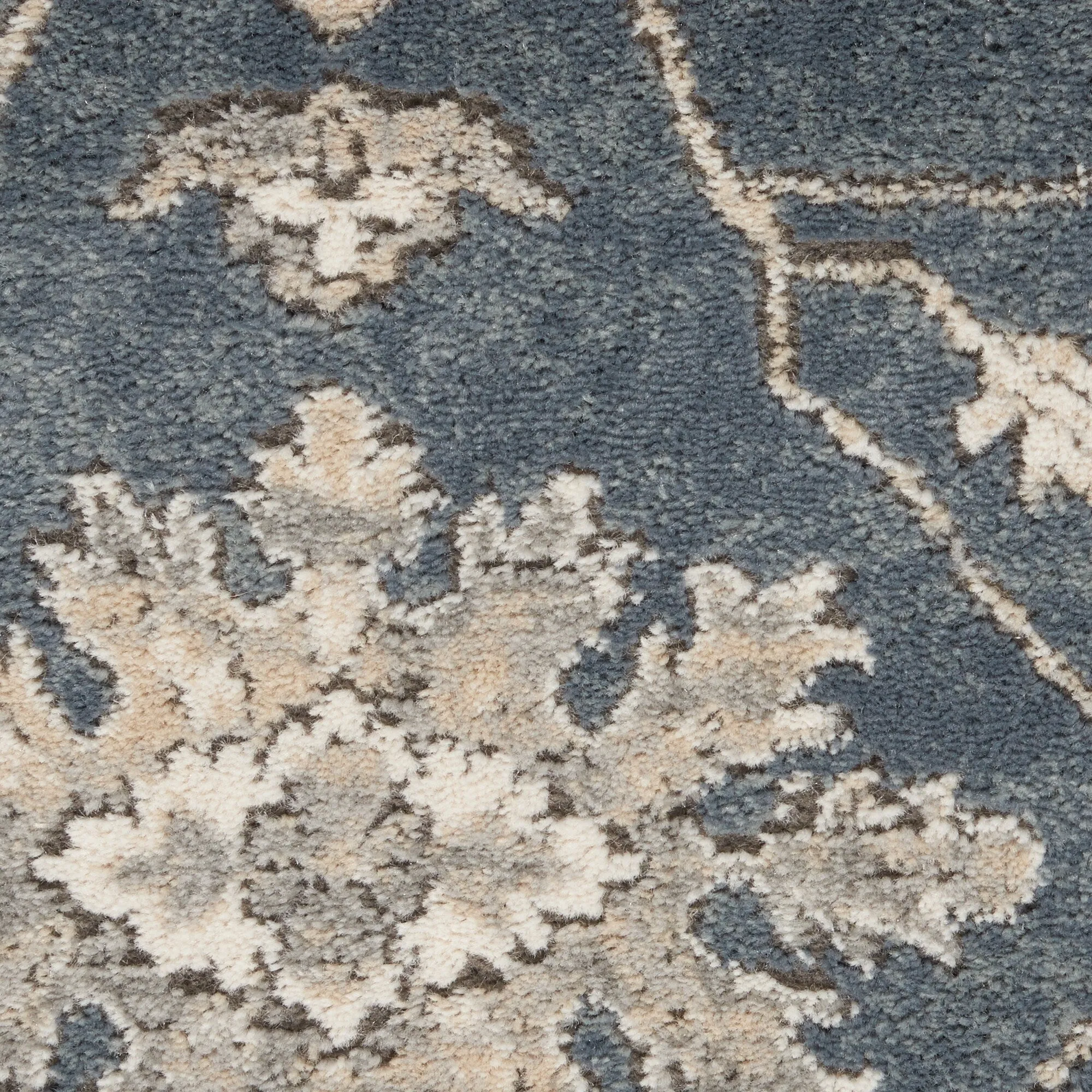 Nourison Concerto Classic Persian Medallion Blue Beige Area Rug