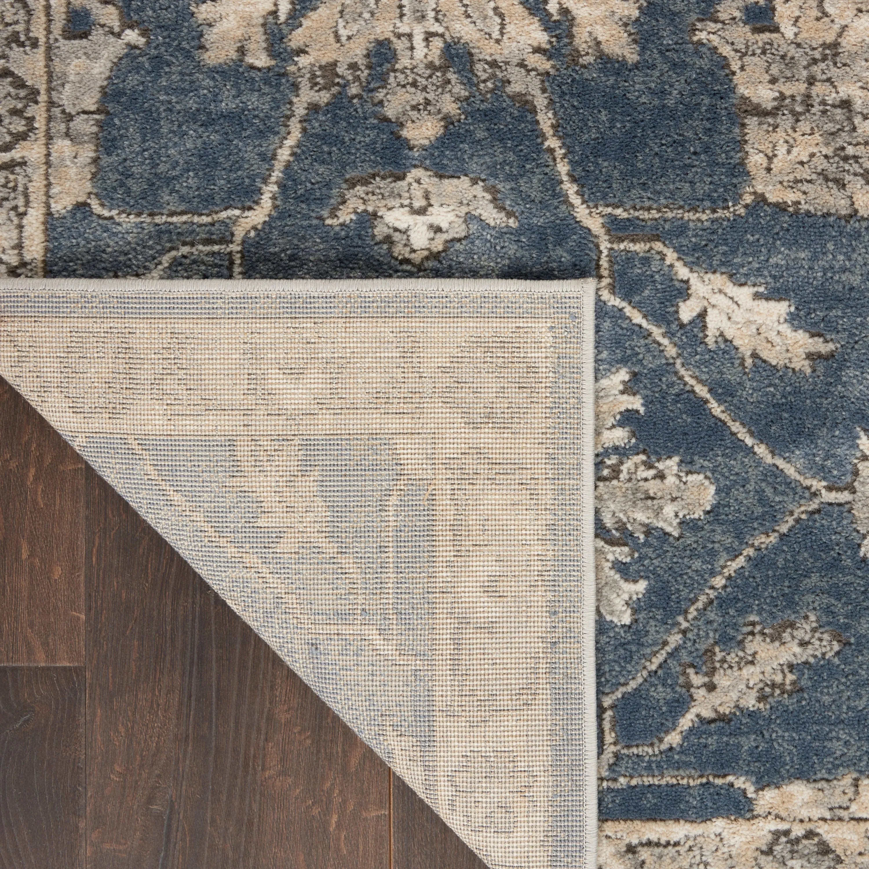 Nourison Concerto Classic Persian Medallion Blue Beige Area Rug