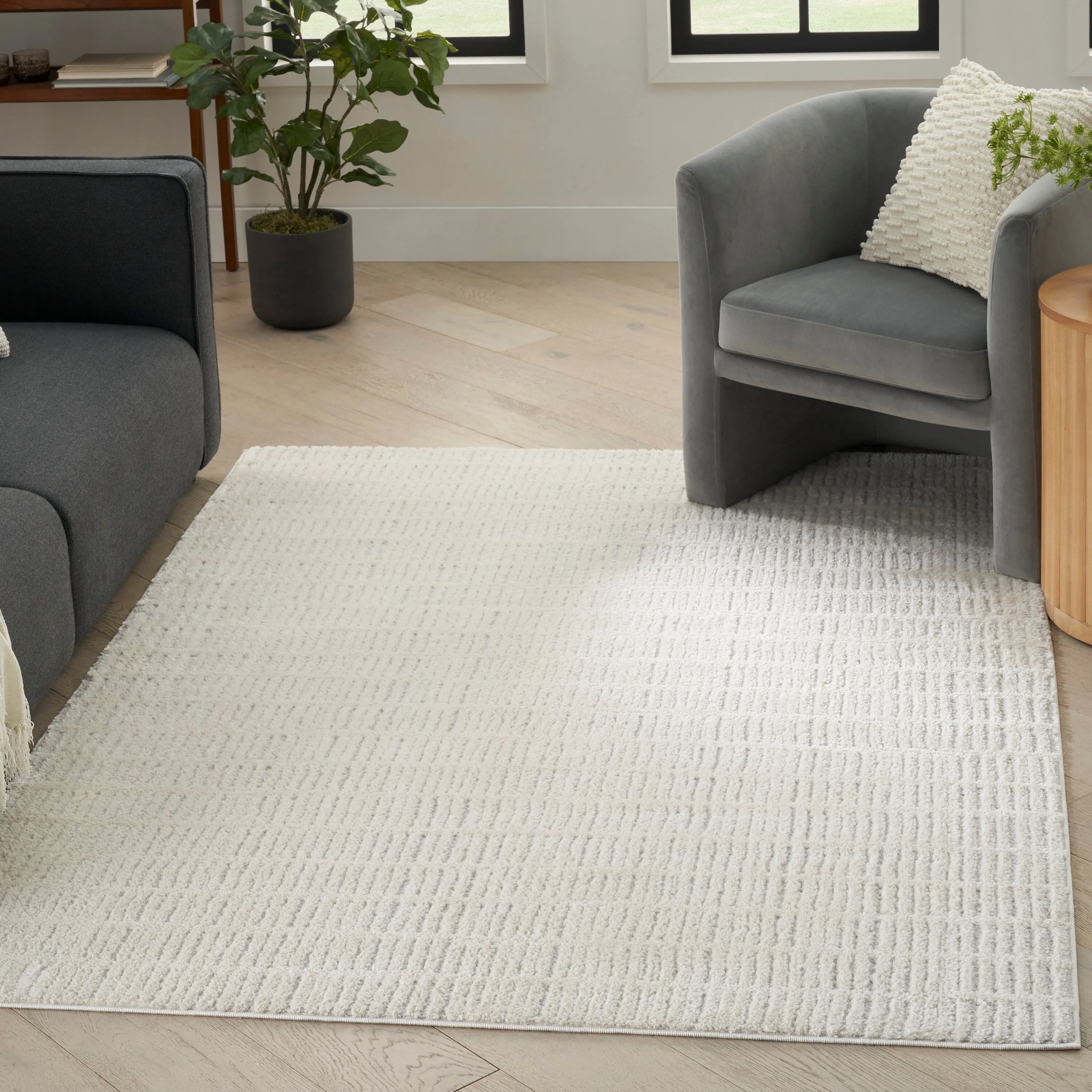 Nourison Cozy Modern Indoor Abstract Area Rug