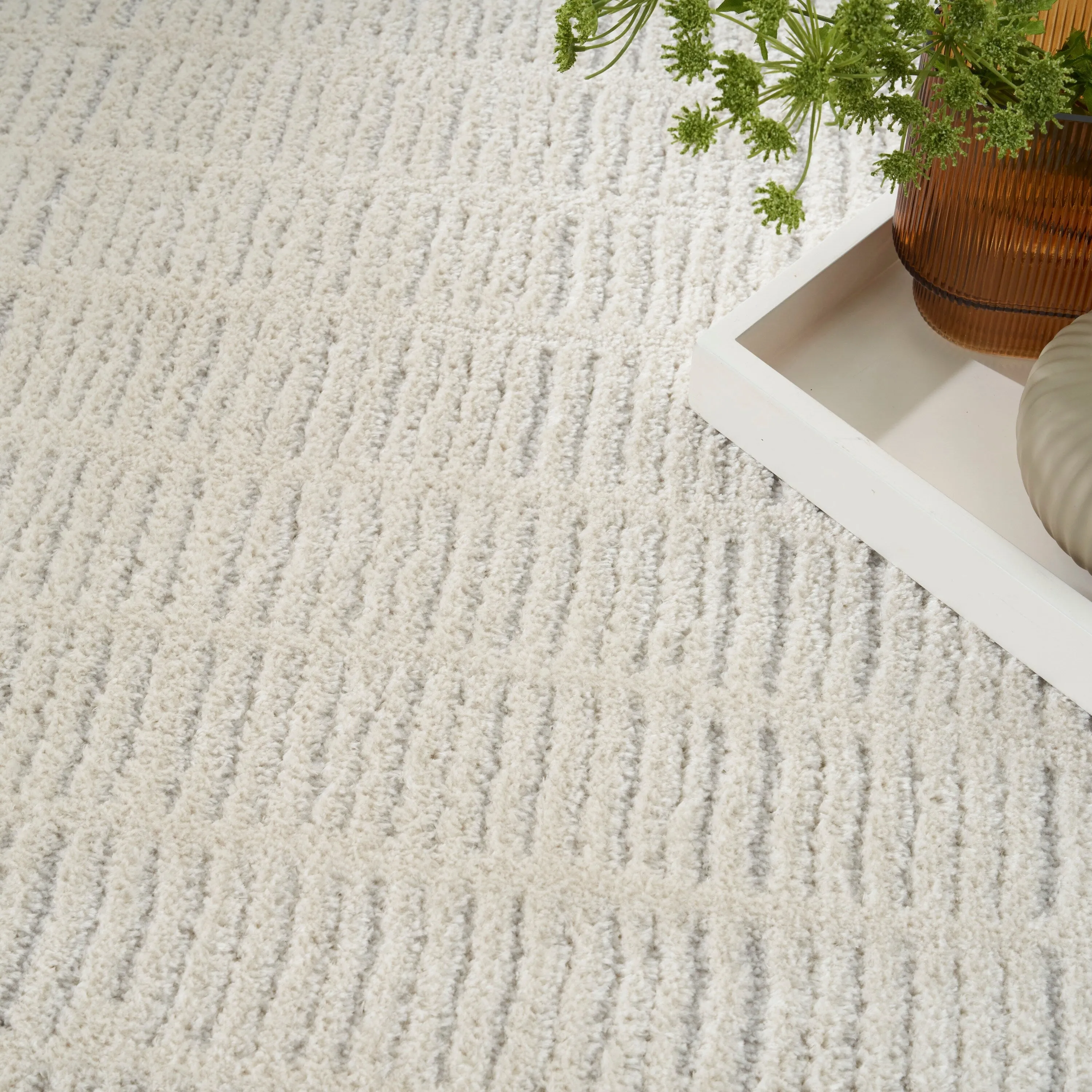 Nourison Cozy Modern Indoor Abstract Area Rug