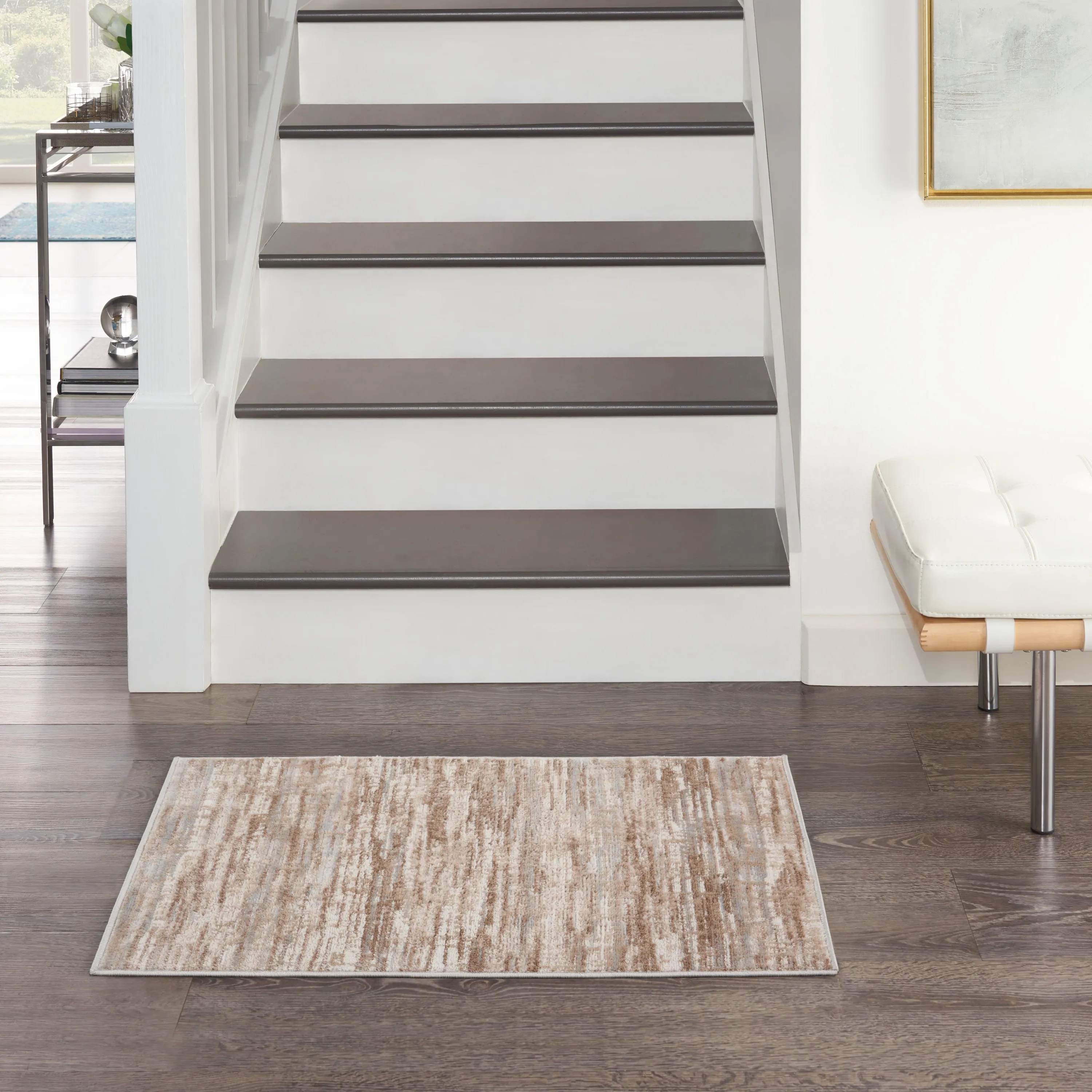 Nourison Elation Modern Abstract Stripe Area Rug