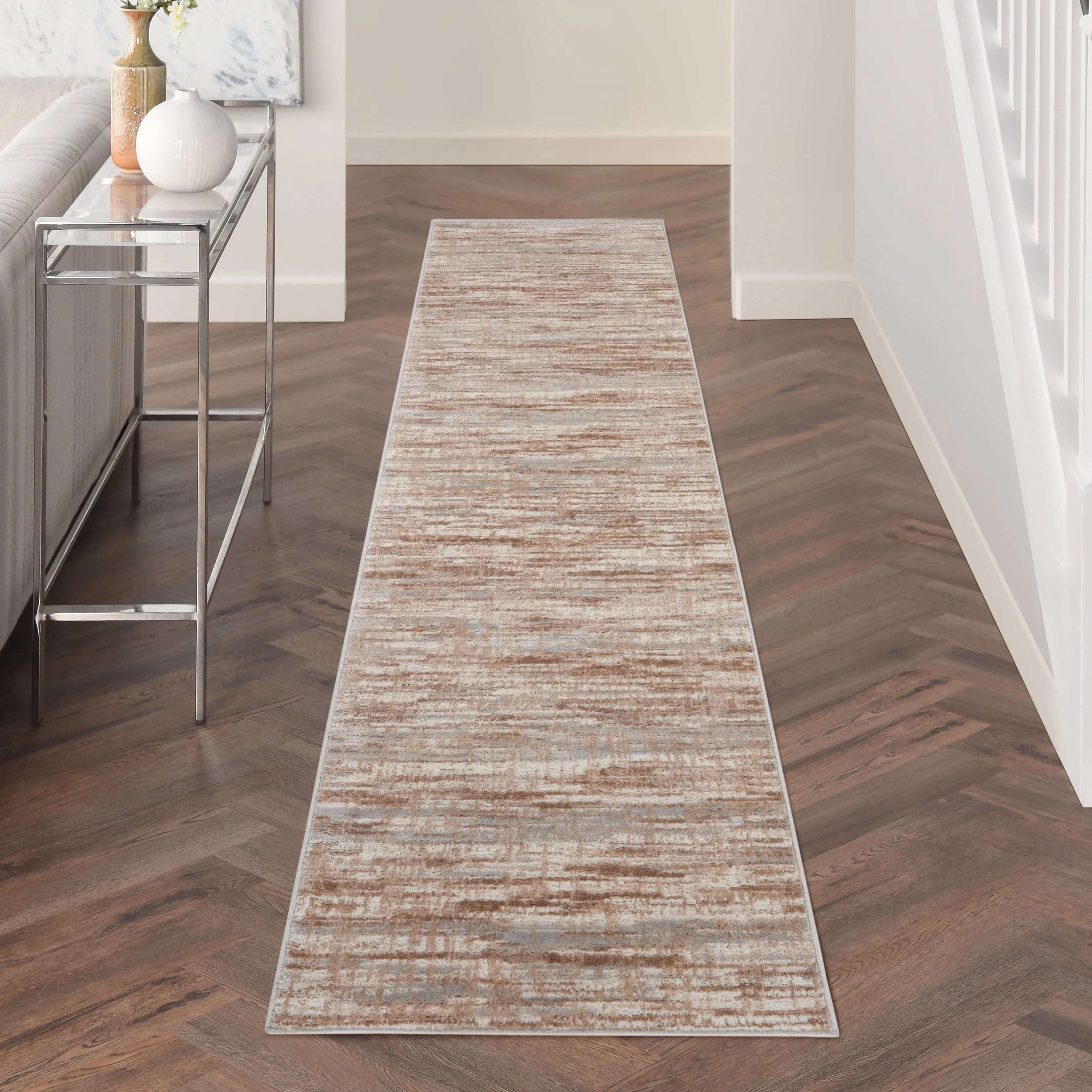 Nourison Elation Modern Abstract Stripe Area Rug