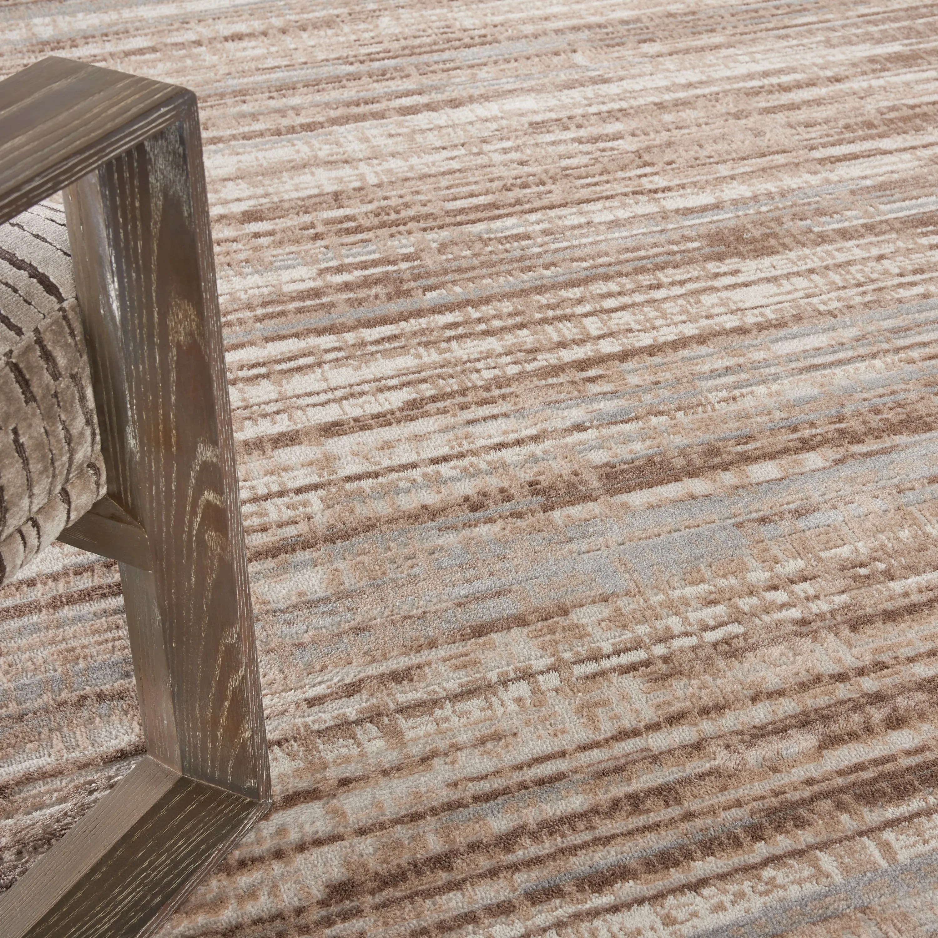 Nourison Elation Modern Abstract Stripe Area Rug