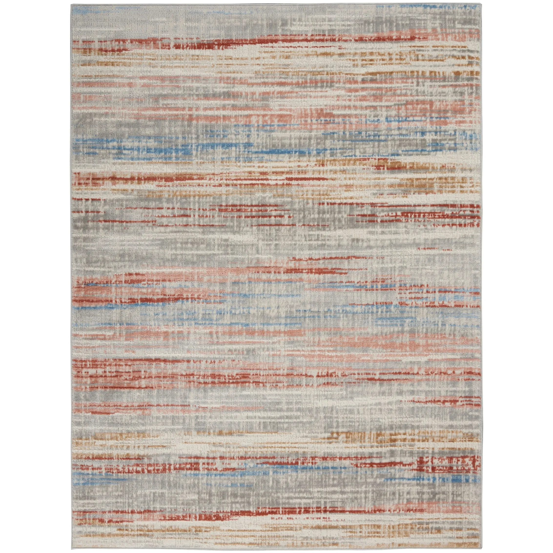 Nourison Elation Modern Abstract Stripe Area Rug
