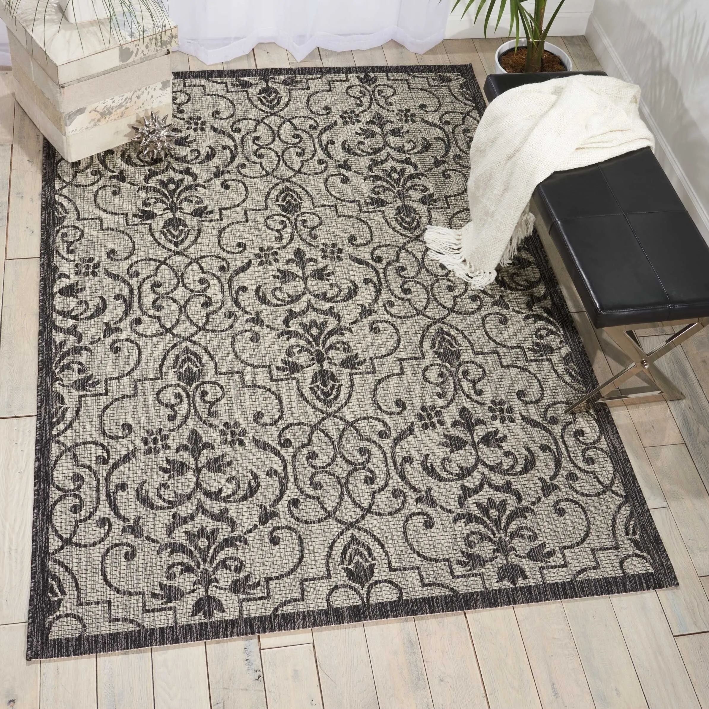 Nourison Garden Party Trellis Indoor/Outdoor Area Rug