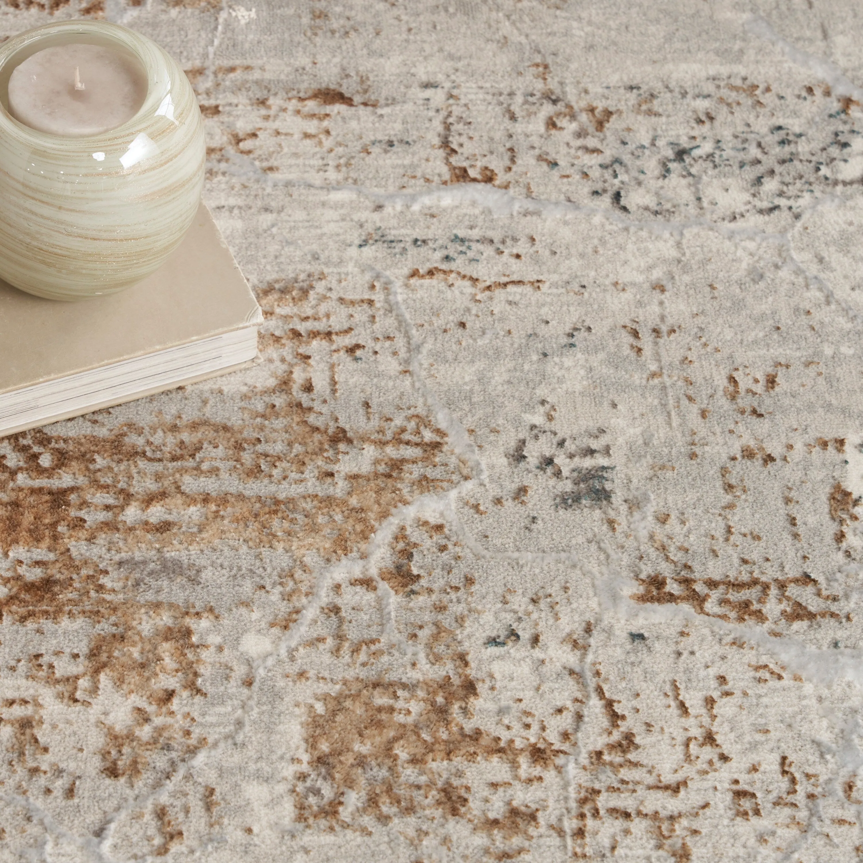 Nourison Glam Indoor Abstract Area Rug