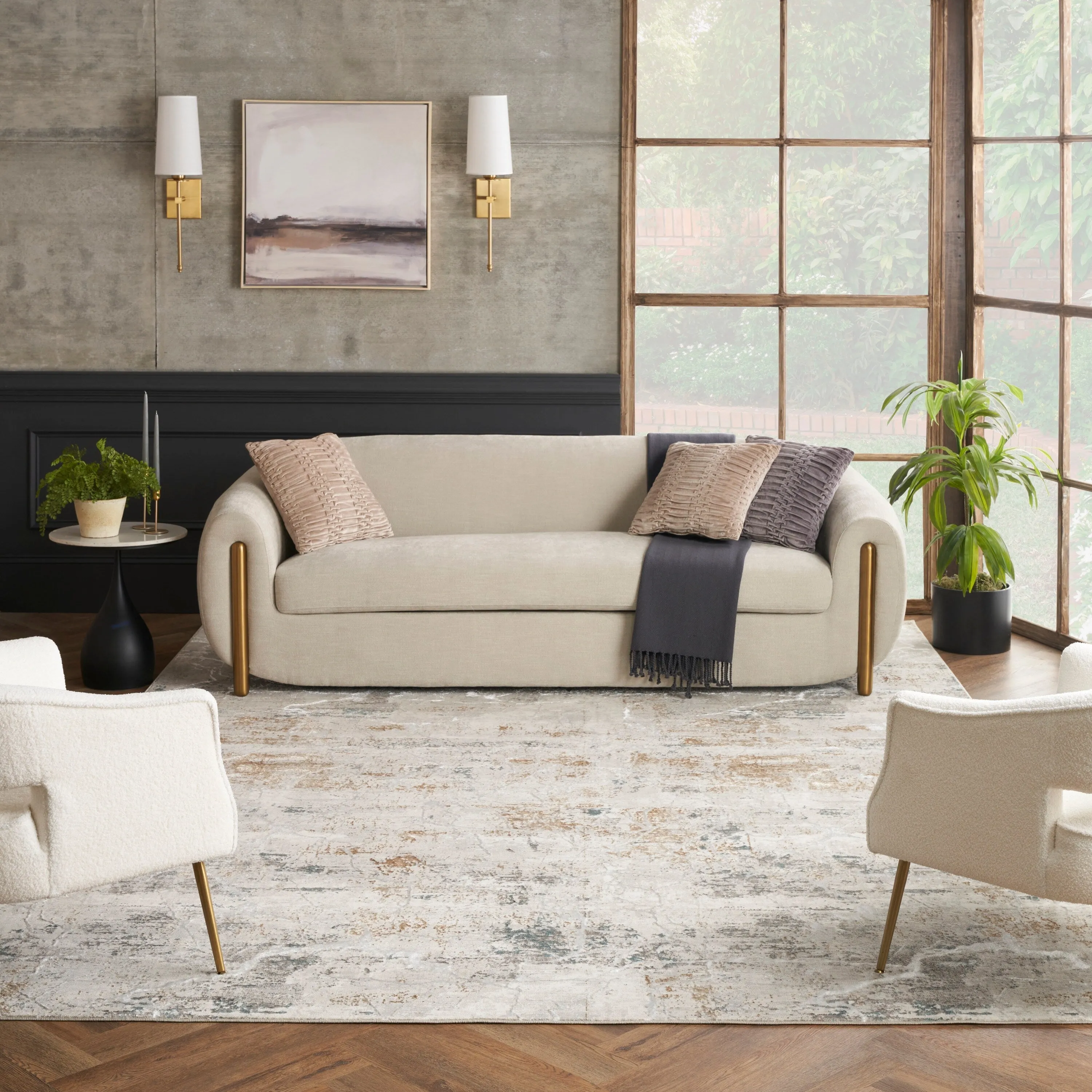 Nourison Glam Indoor Abstract Area Rug