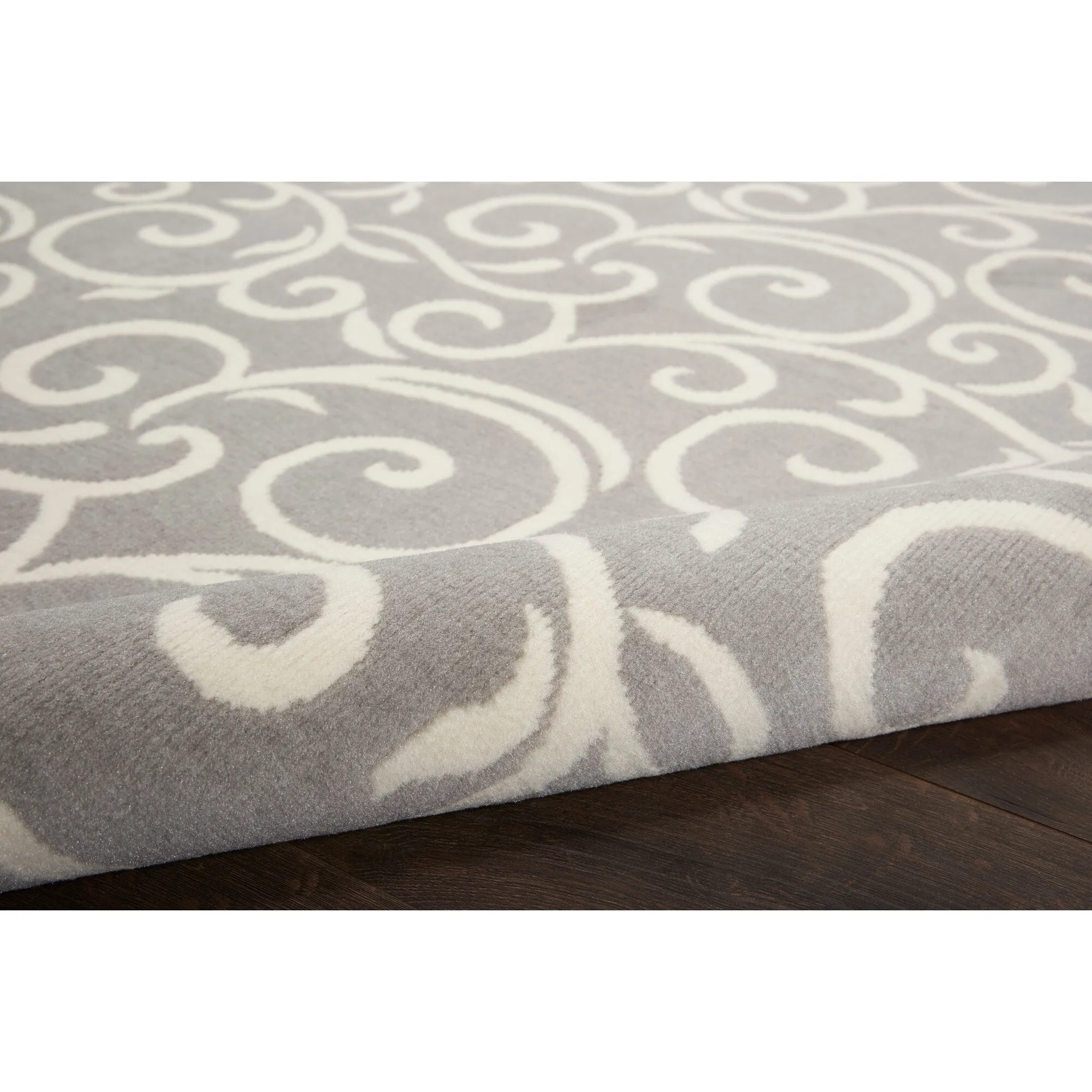 Nourison Grafix Farmhouse Country Scroll Transitional Area Rug