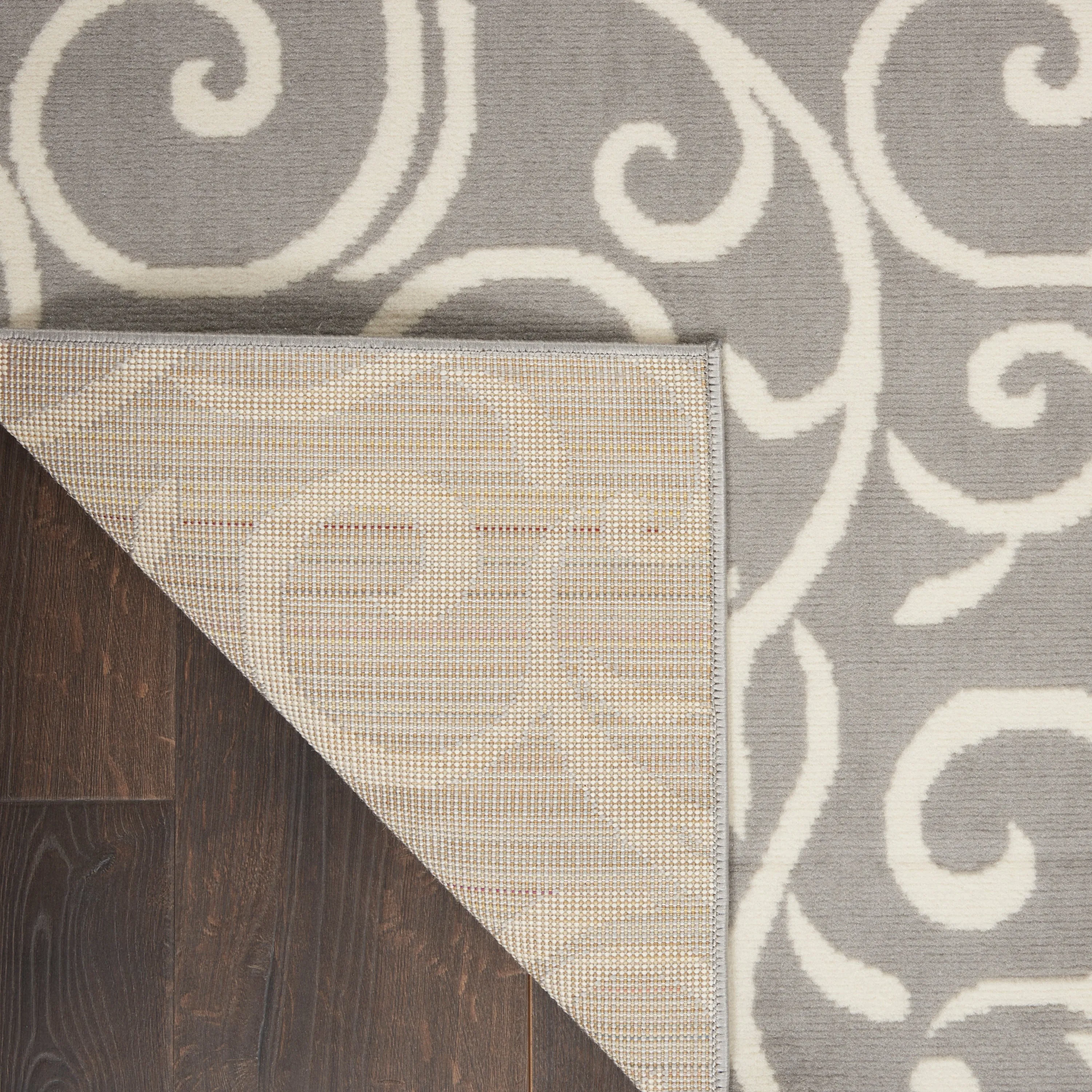 Nourison Grafix Farmhouse Country Scroll Transitional Area Rug
