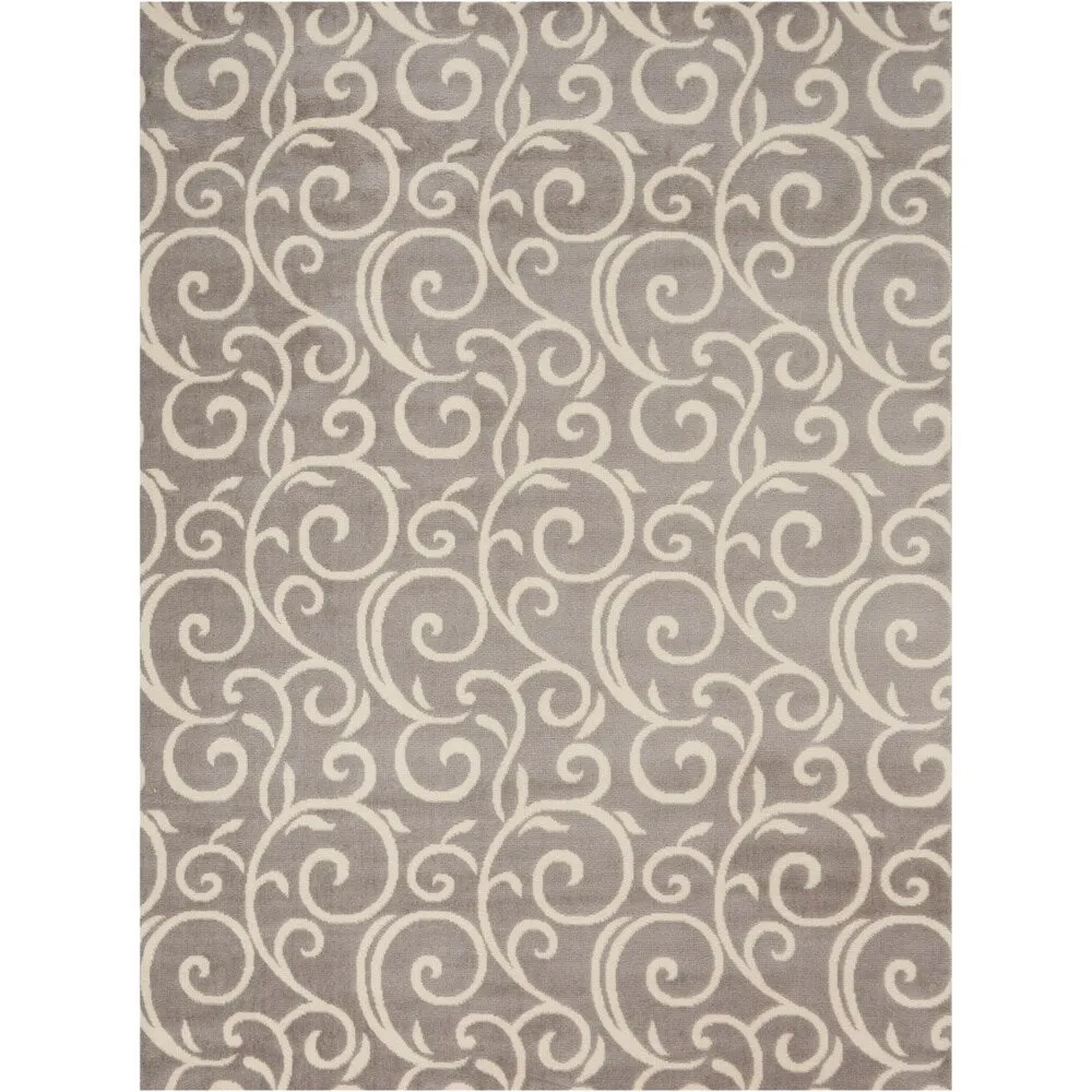 Nourison Grafix Farmhouse Country Scroll Transitional Area Rug