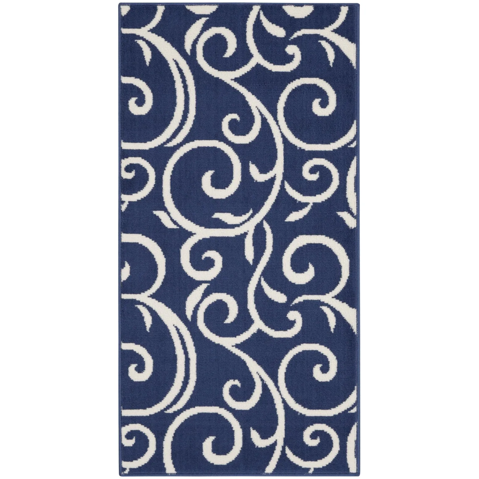 Nourison Grafix Farmhouse Country Scroll Transitional Area Rug
