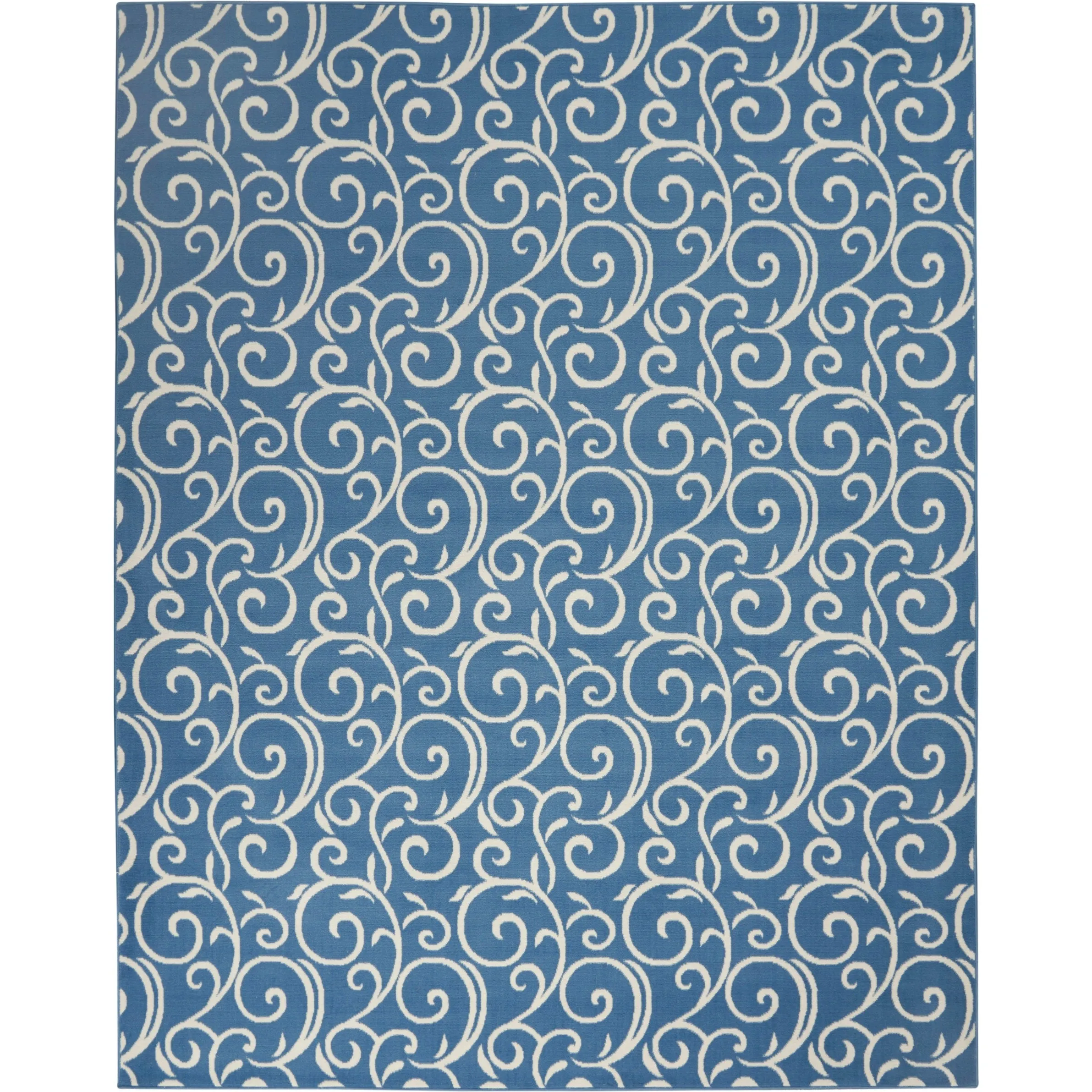 Nourison Grafix Farmhouse Country Scroll Transitional Area Rug