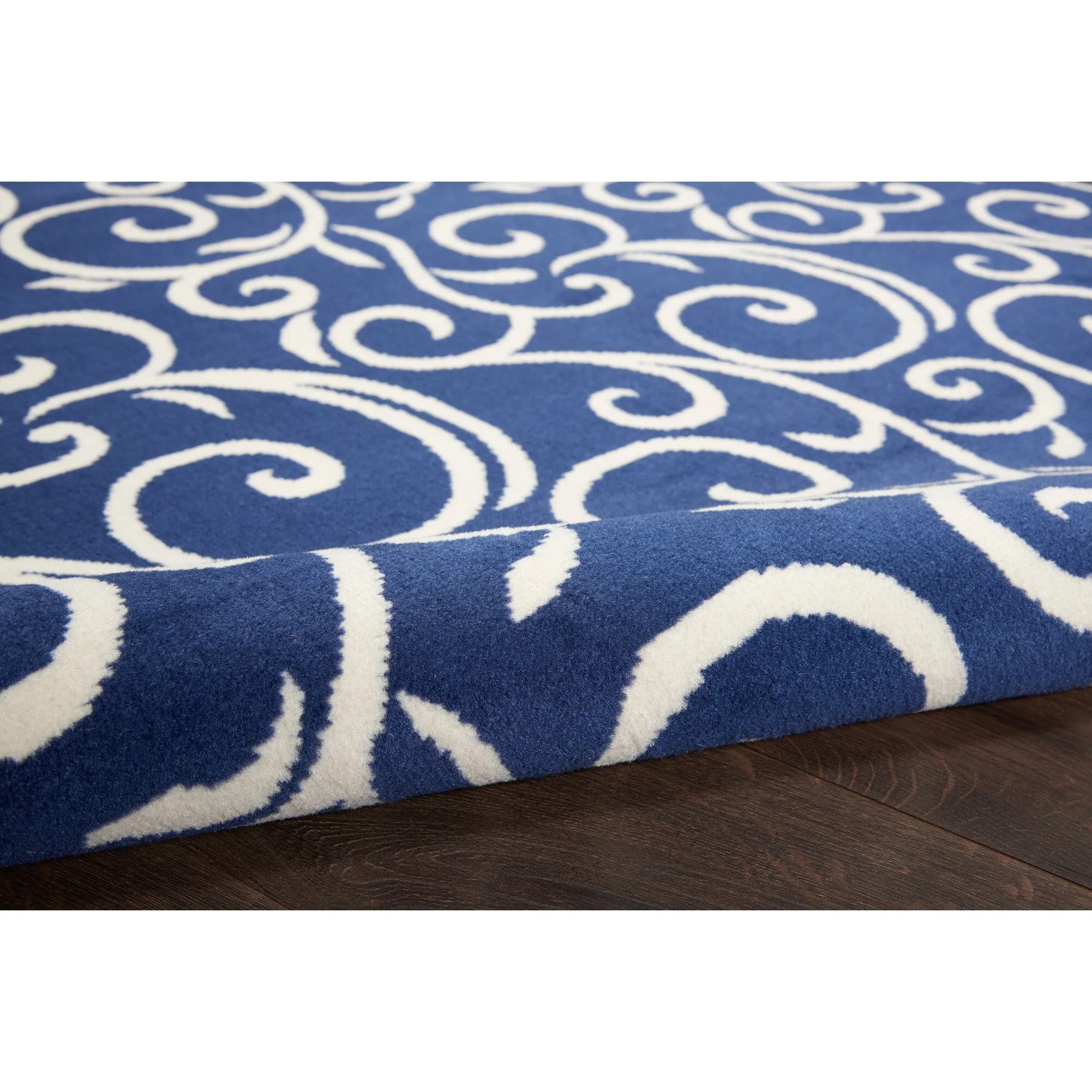 Nourison Grafix Farmhouse Country Scroll Transitional Area Rug