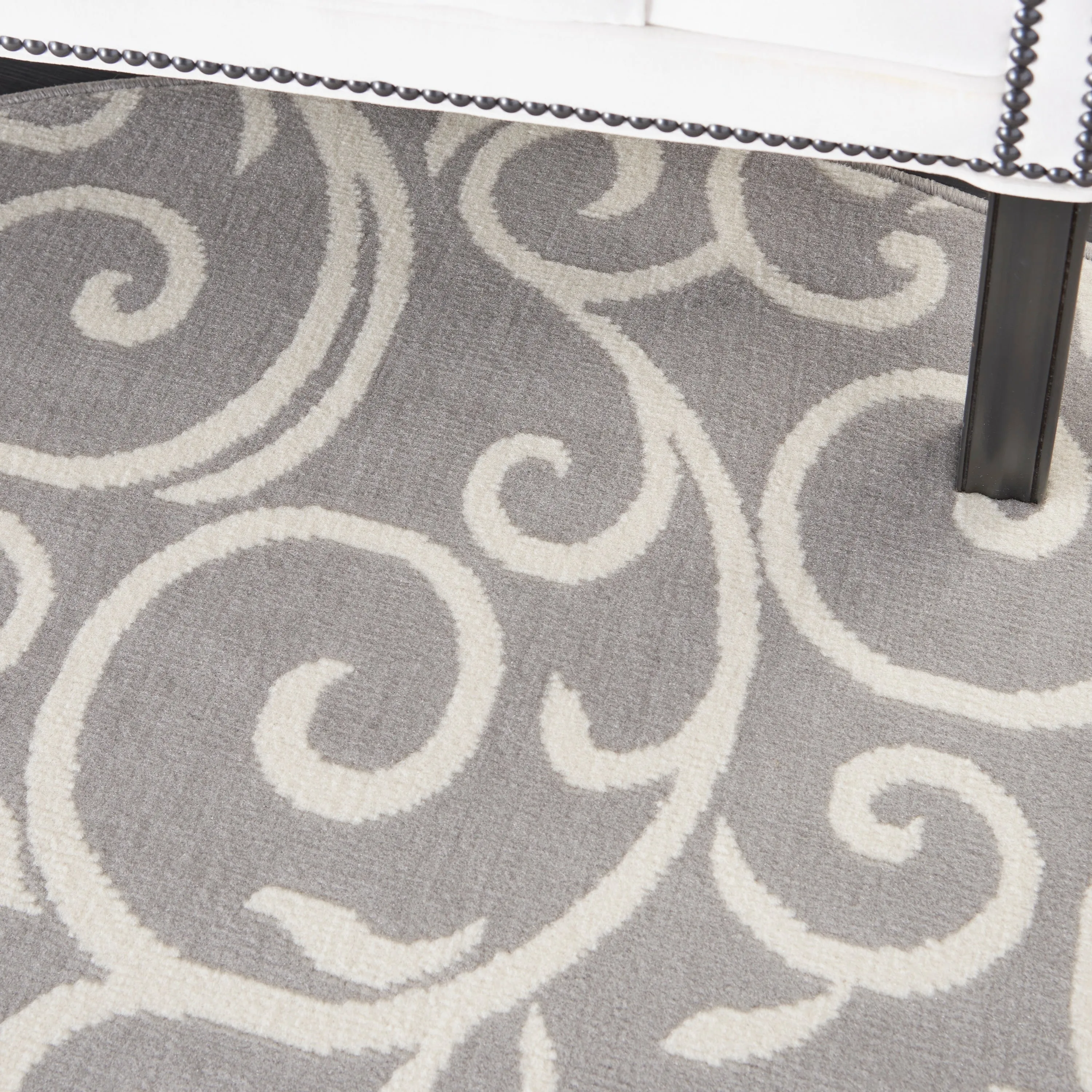 Nourison Grafix Farmhouse Country Scroll Transitional Area Rug