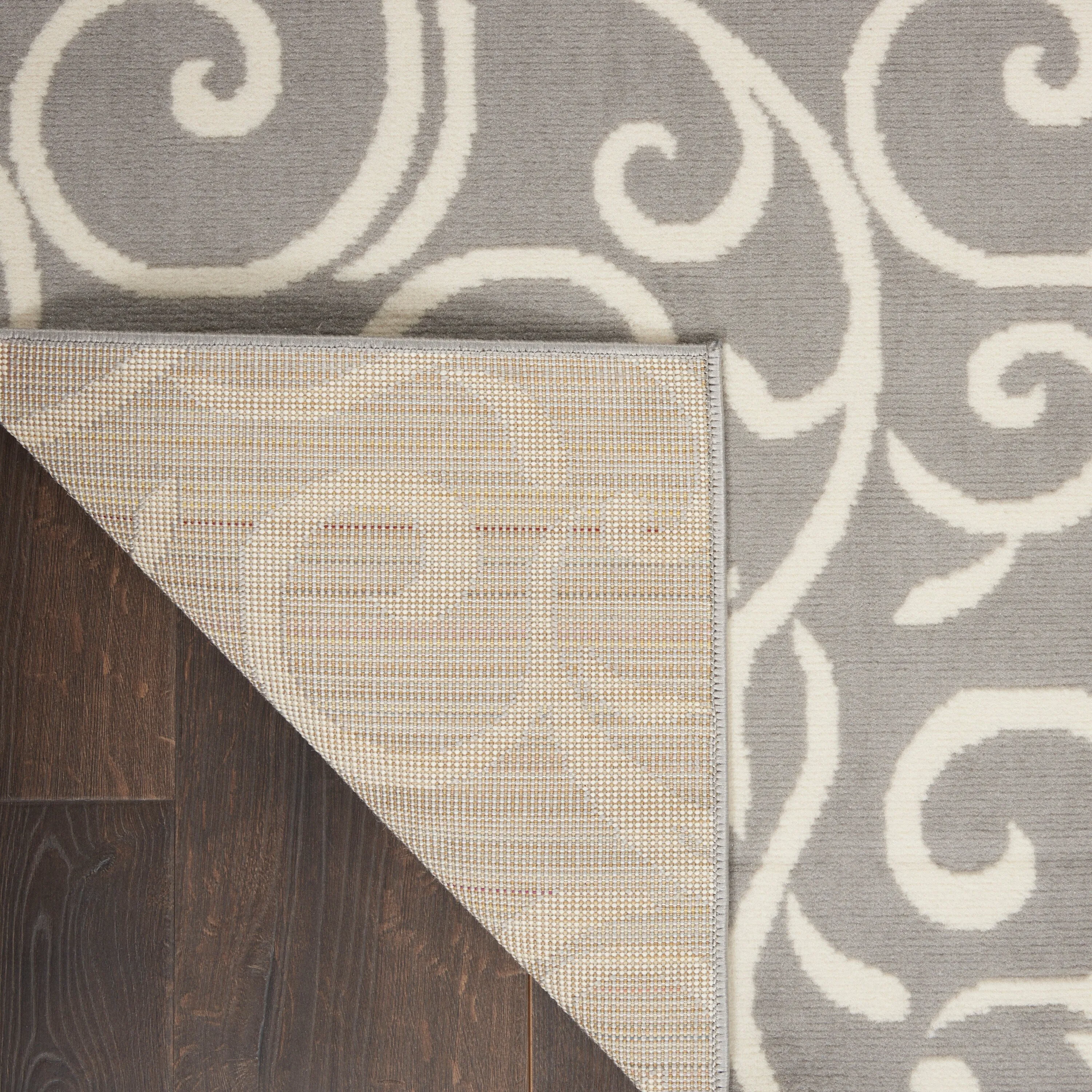 Nourison Grafix Farmhouse Country Scroll Transitional Area Rug