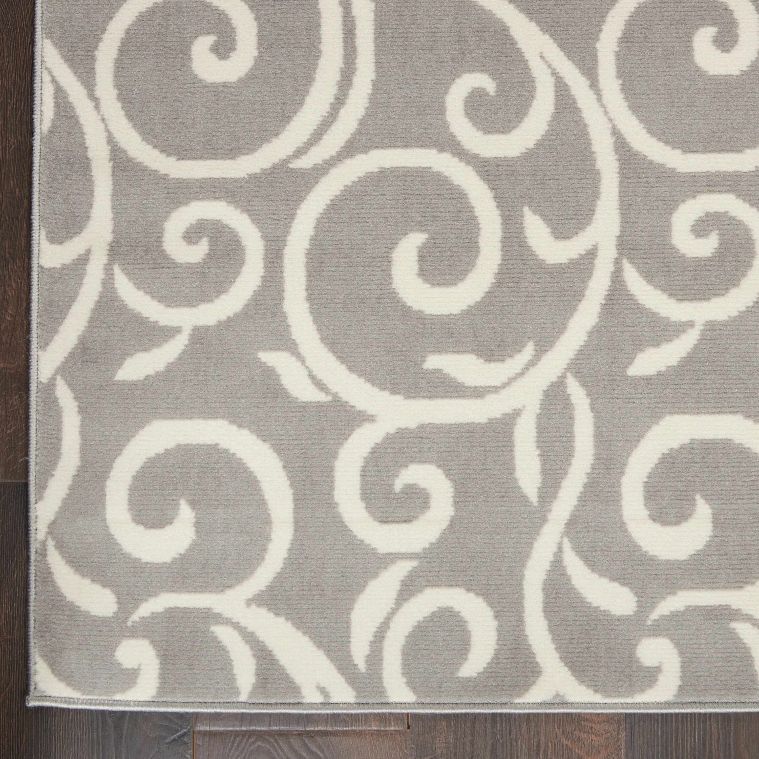 Nourison Grafix Farmhouse Country Scroll Transitional Area Rug