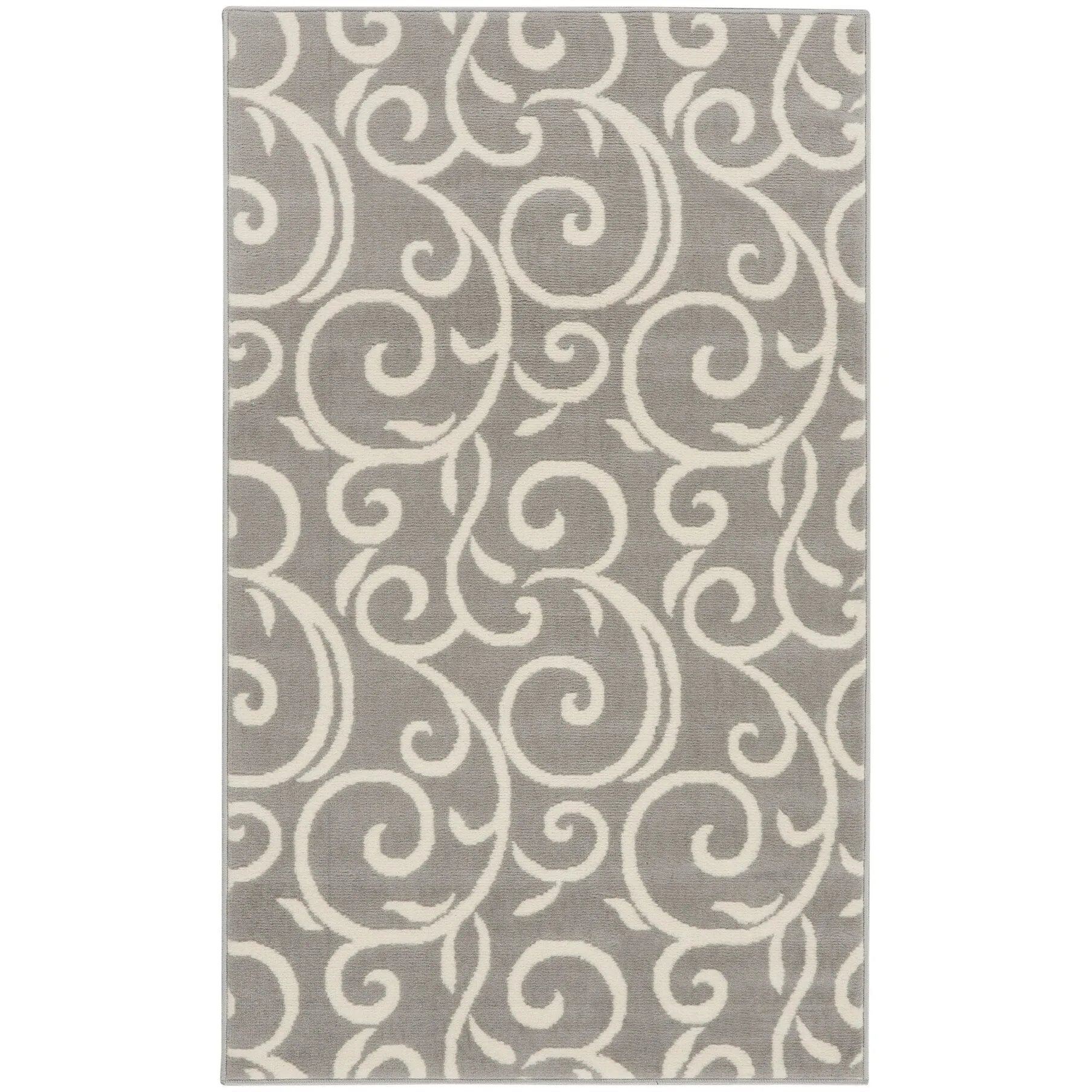Nourison Grafix Farmhouse Country Scroll Transitional Area Rug
