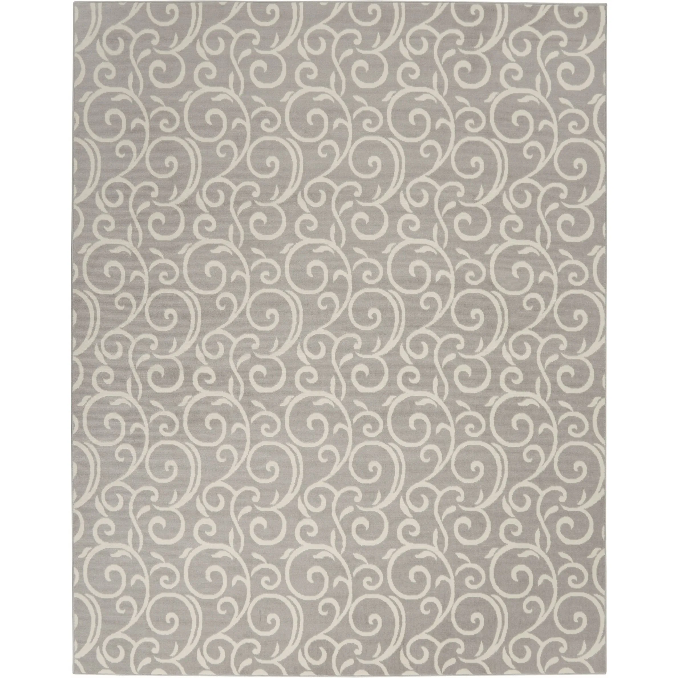 Nourison Grafix Farmhouse Country Scroll Transitional Area Rug