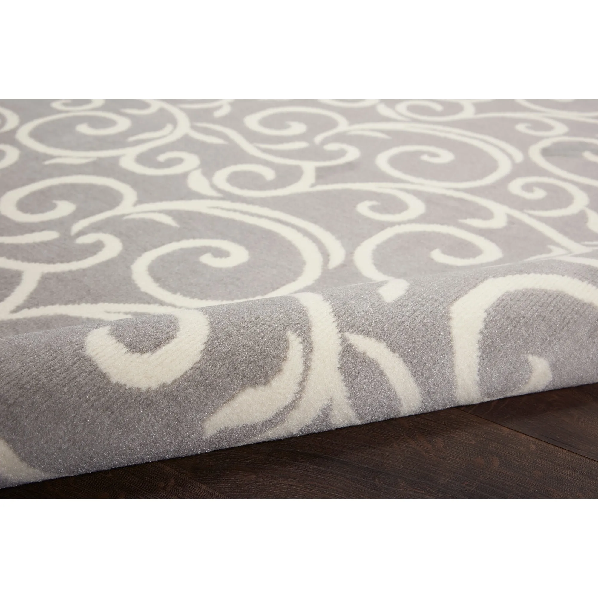 Nourison Grafix Farmhouse Country Scroll Transitional Area Rug
