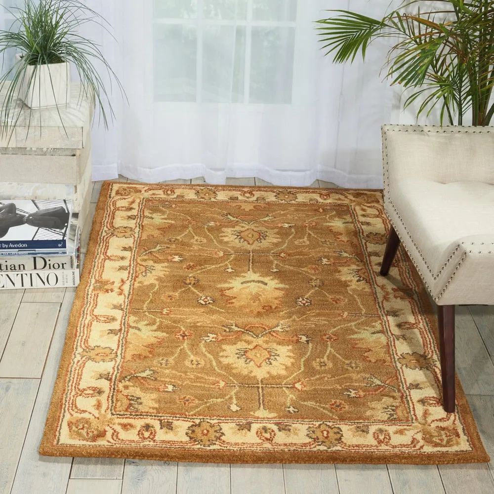 Nourison Hand-tufted Wool Persian Vine and Bloom Area Rug