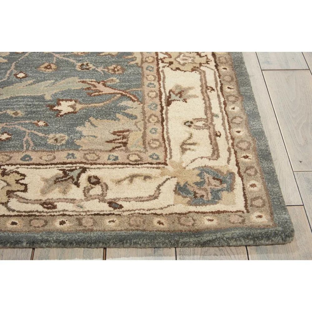 Nourison Hand-tufted Wool Persian Vine and Bloom Area Rug