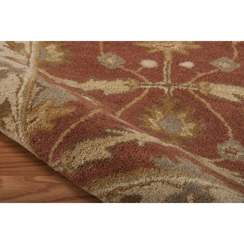 Nourison Hand-tufted Wool Persian Vine and Bloom Area Rug