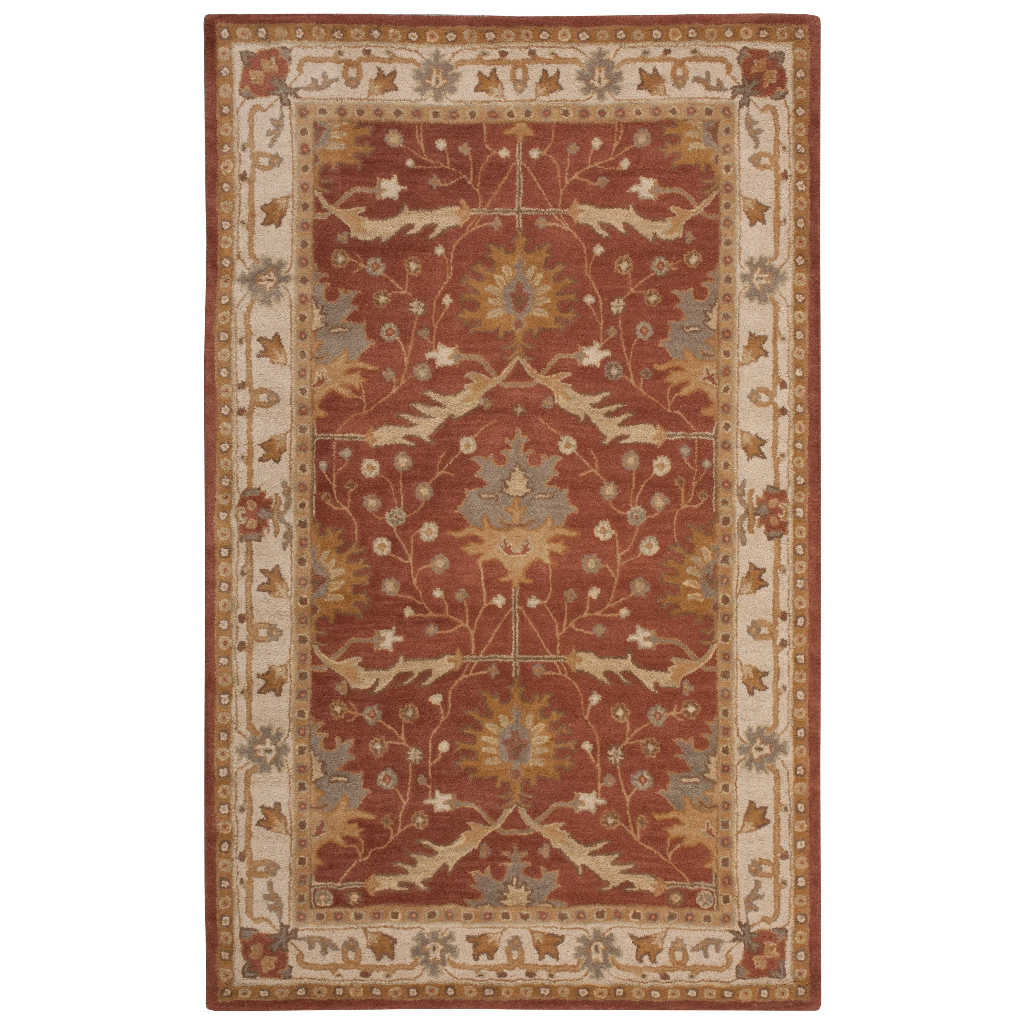 Nourison Hand-tufted Wool Persian Vine and Bloom Area Rug