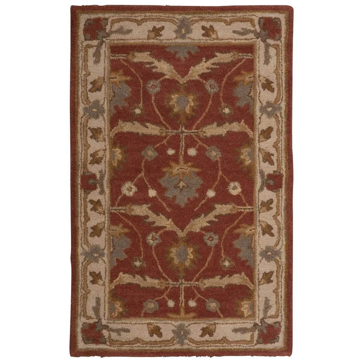Nourison Hand-tufted Wool Persian Vine and Bloom Area Rug