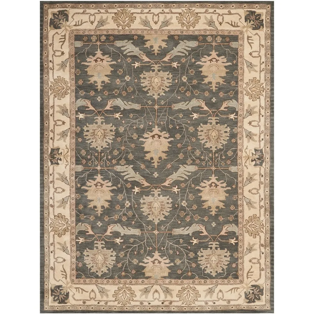 Nourison Hand-tufted Wool Persian Vine and Bloom Area Rug
