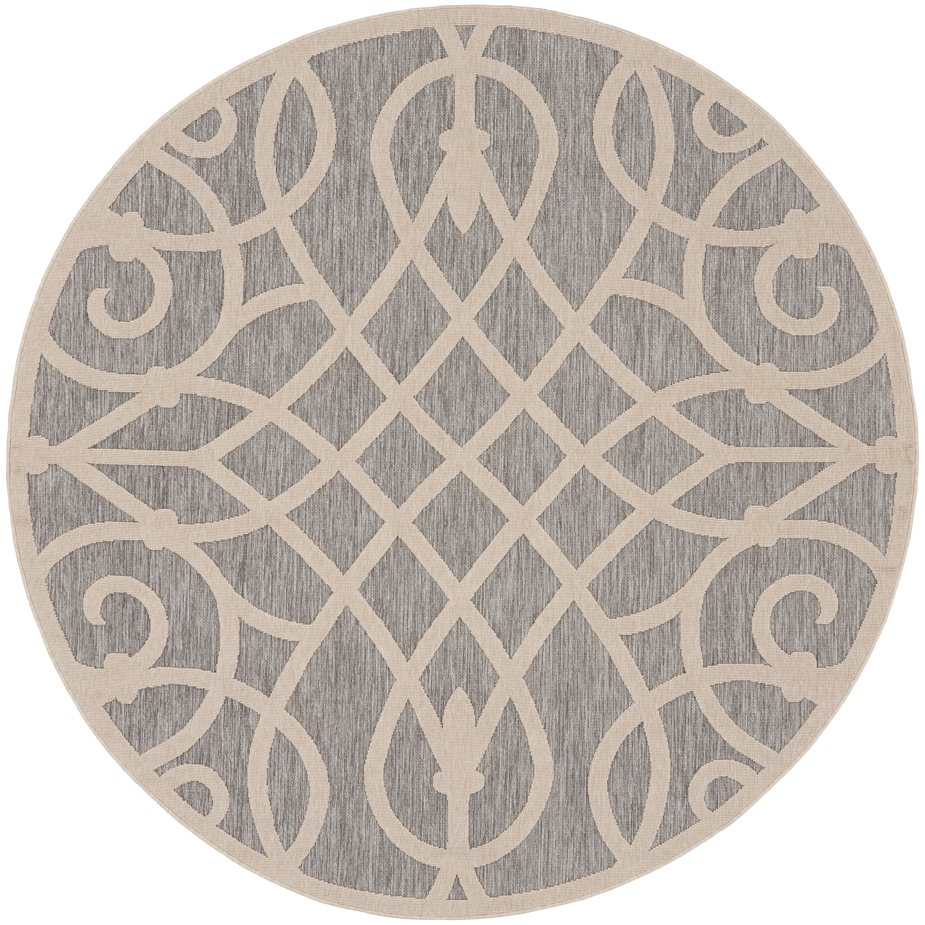 Nourison Palamos Geometric Scroll Indoor Outdoor Area Rug