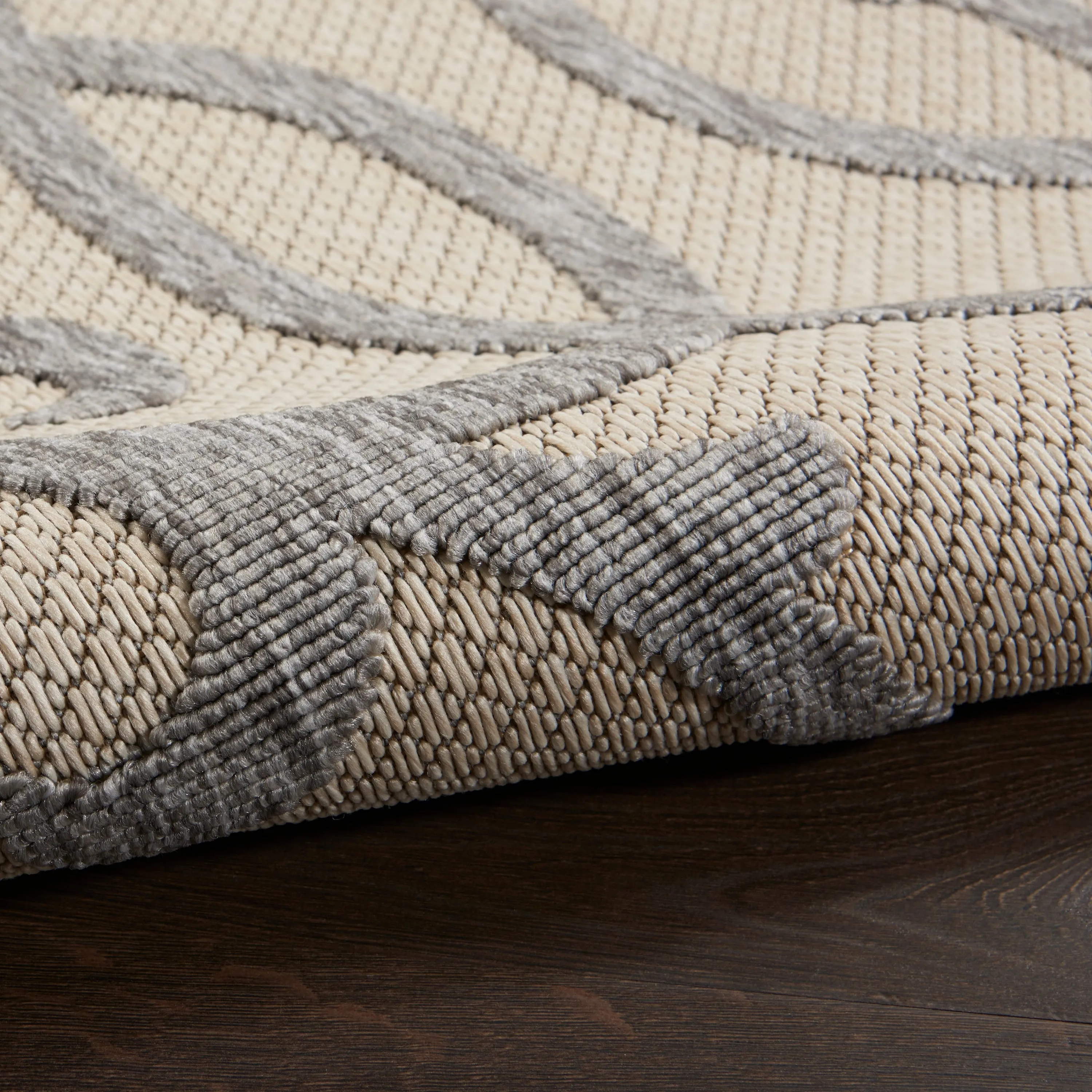 Nourison Palamos Geometric Scroll Indoor Outdoor Area Rug