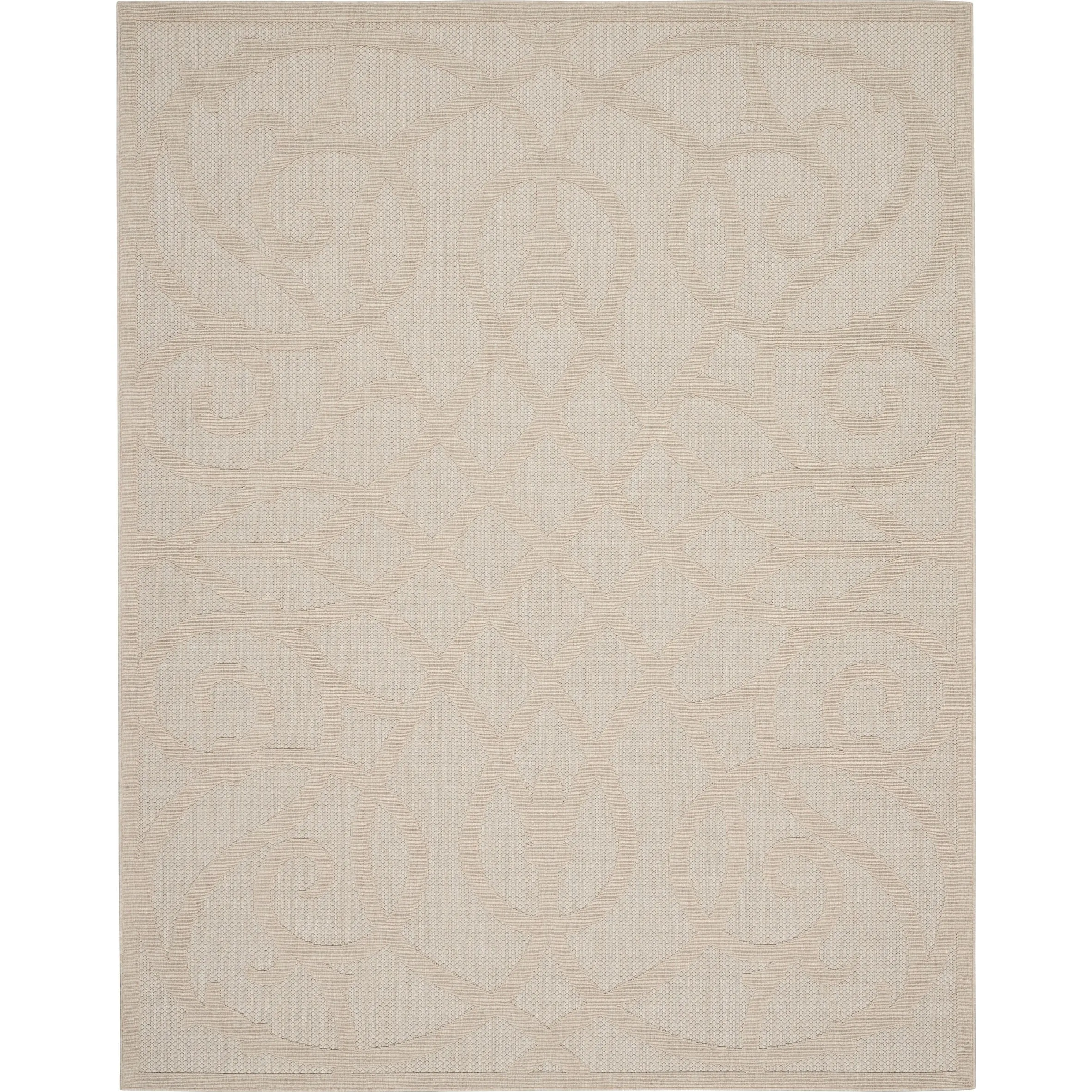 Nourison Palamos Geometric Scroll Indoor Outdoor Area Rug