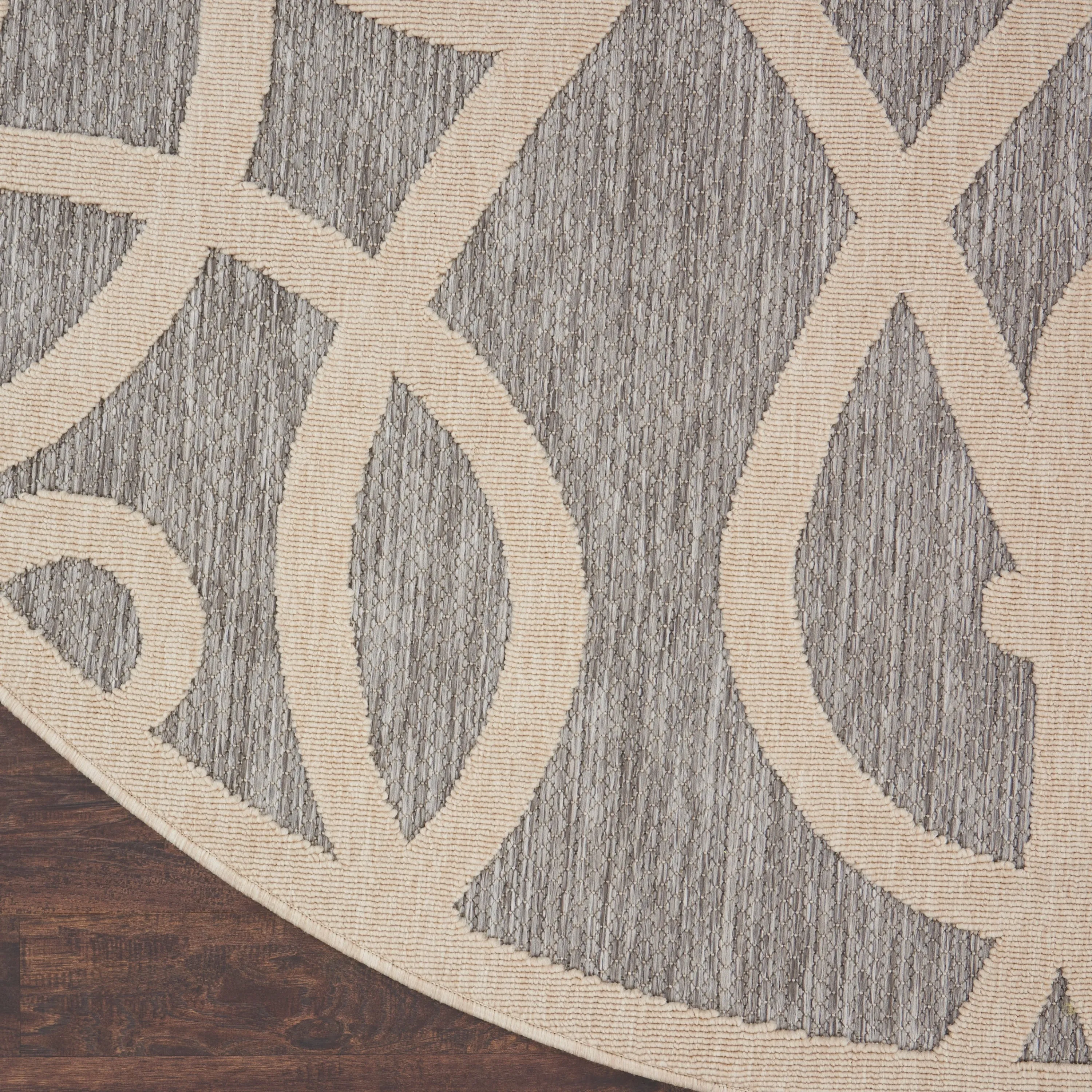 Nourison Palamos Geometric Scroll Indoor Outdoor Area Rug