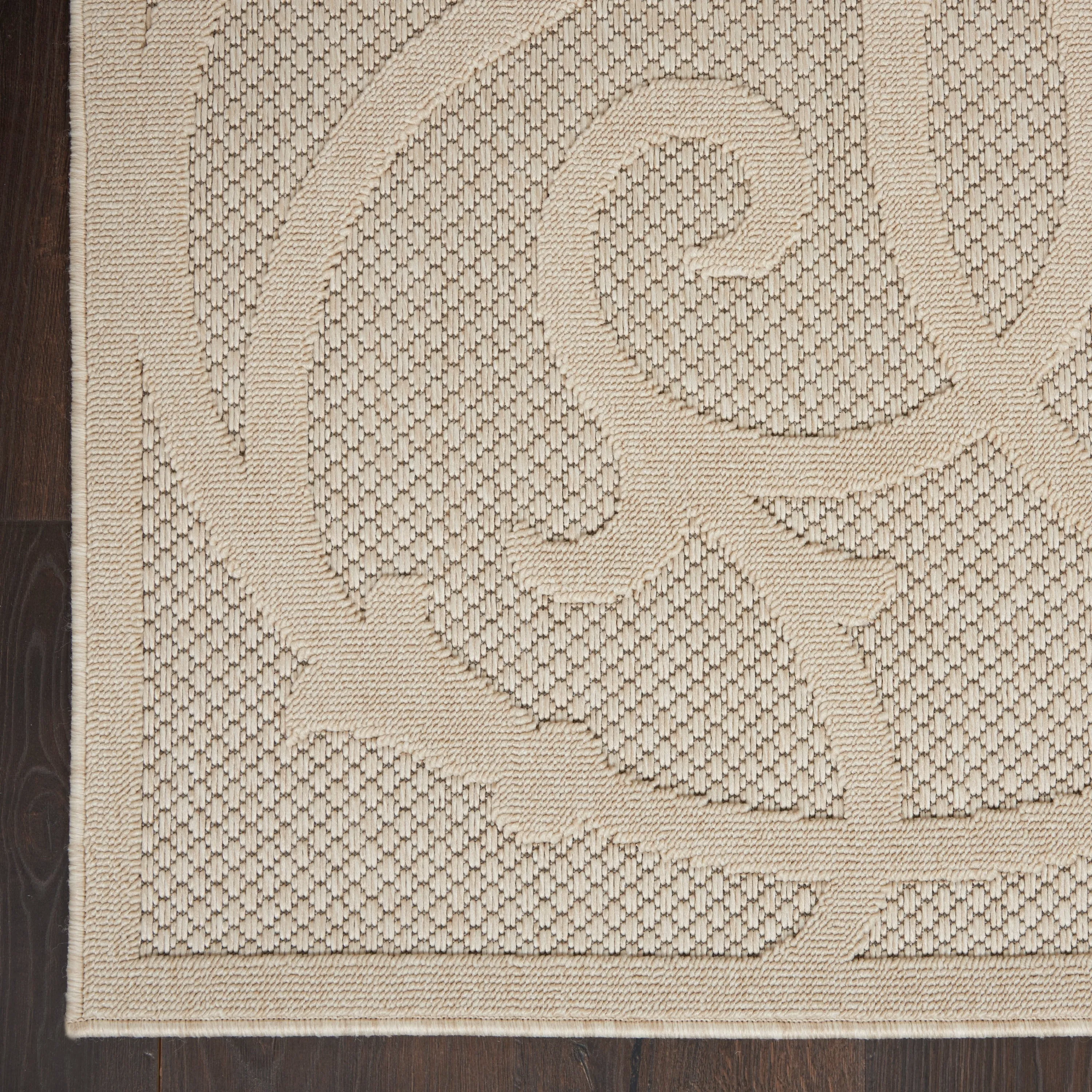 Nourison Palamos Geometric Scroll Indoor Outdoor Area Rug