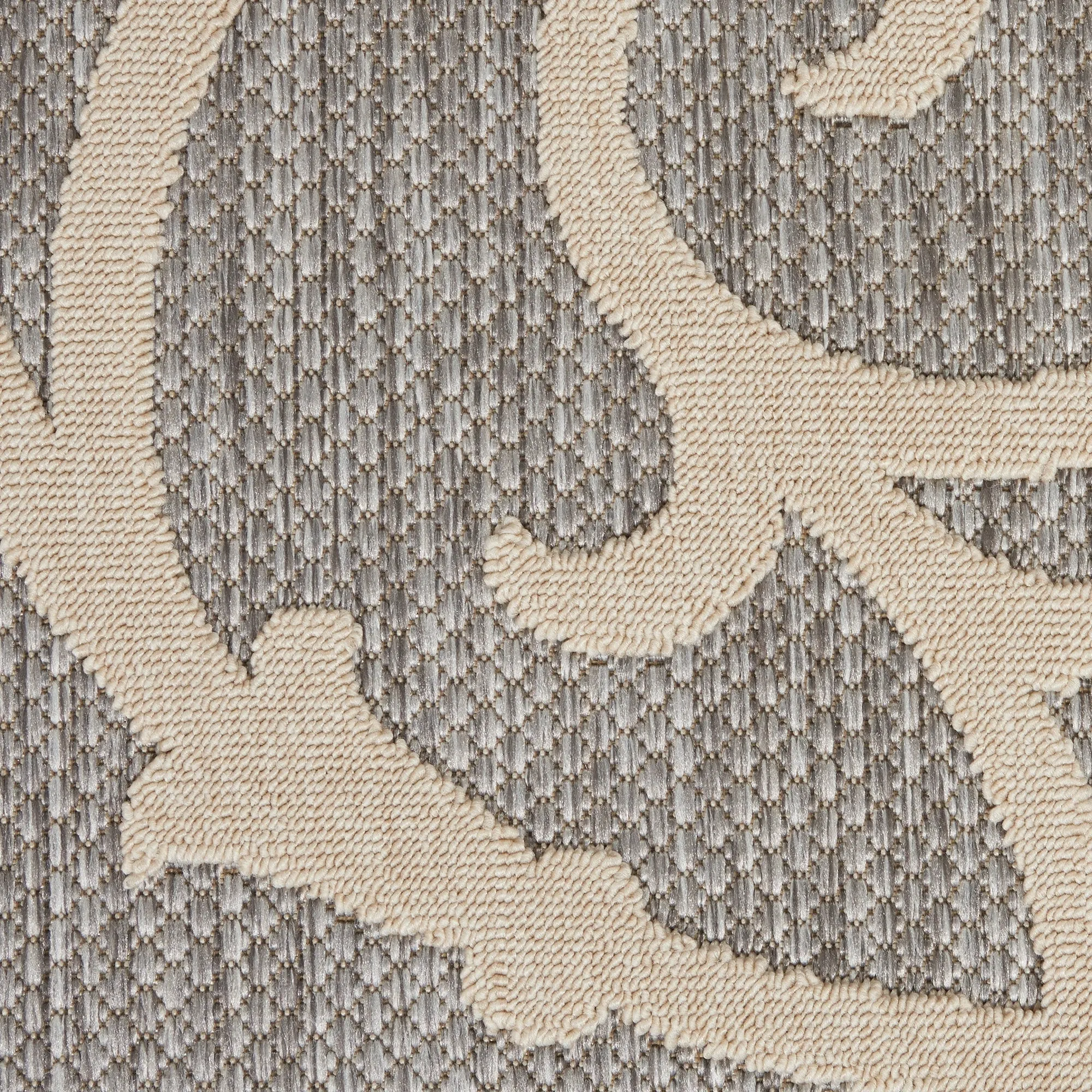 Nourison Palamos Geometric Scroll Indoor Outdoor Area Rug