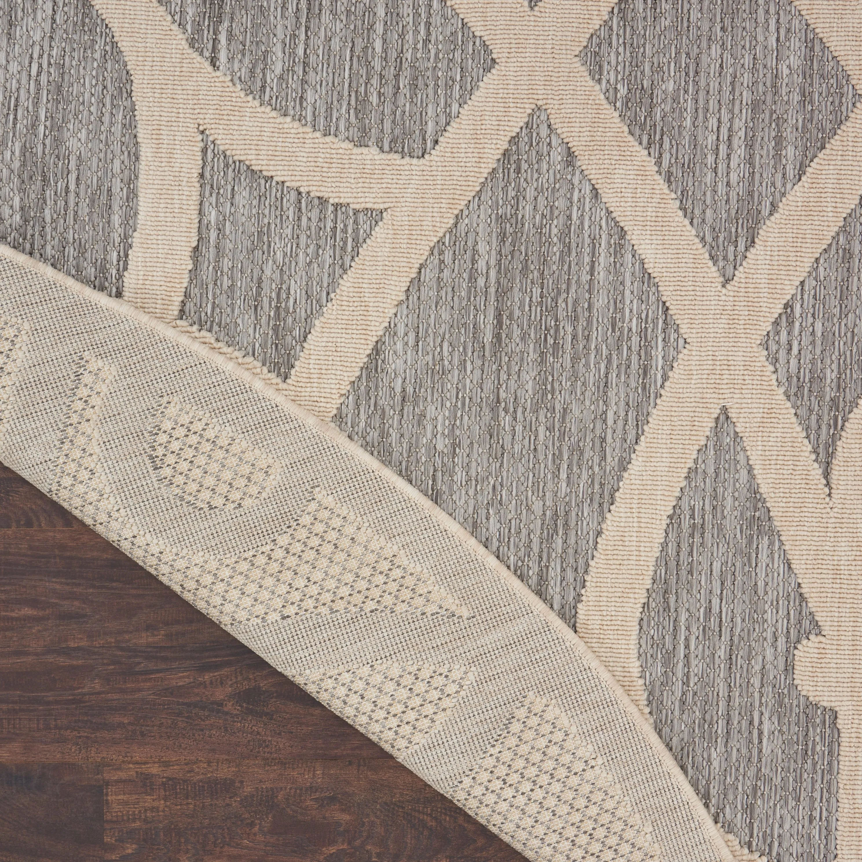 Nourison Palamos Geometric Scroll Indoor Outdoor Area Rug