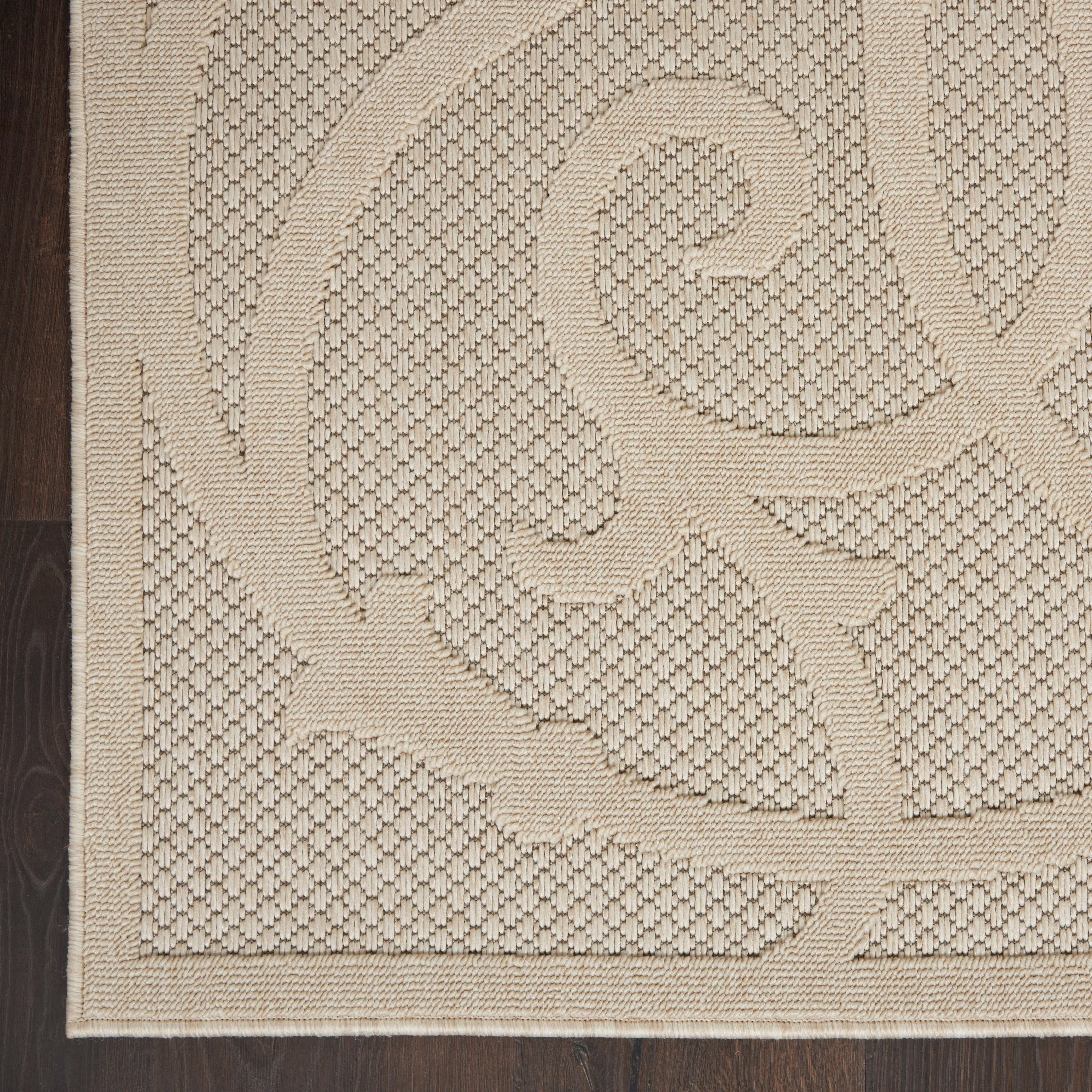 Nourison Palamos Geometric Scroll Indoor Outdoor Area Rug