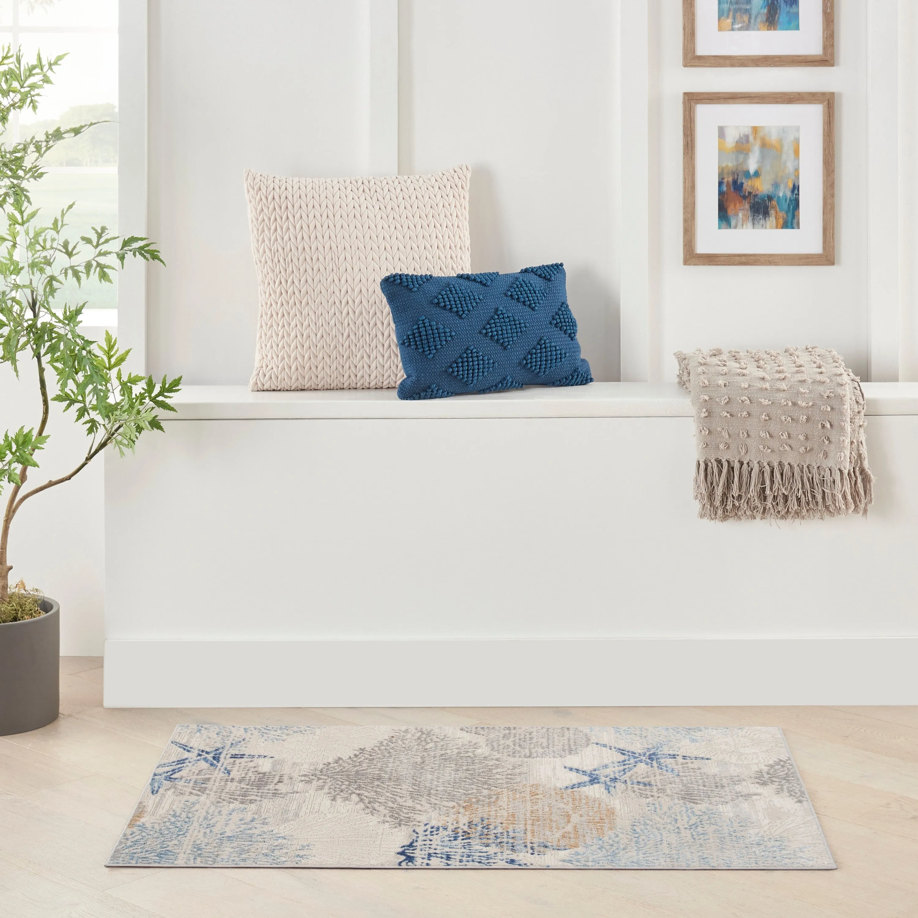 Nourison Seaside Indoor only Nature Area Rug