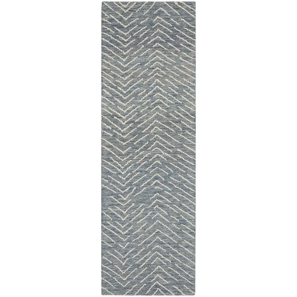Nourison Vail Textured Herringbone Wool Area Rug